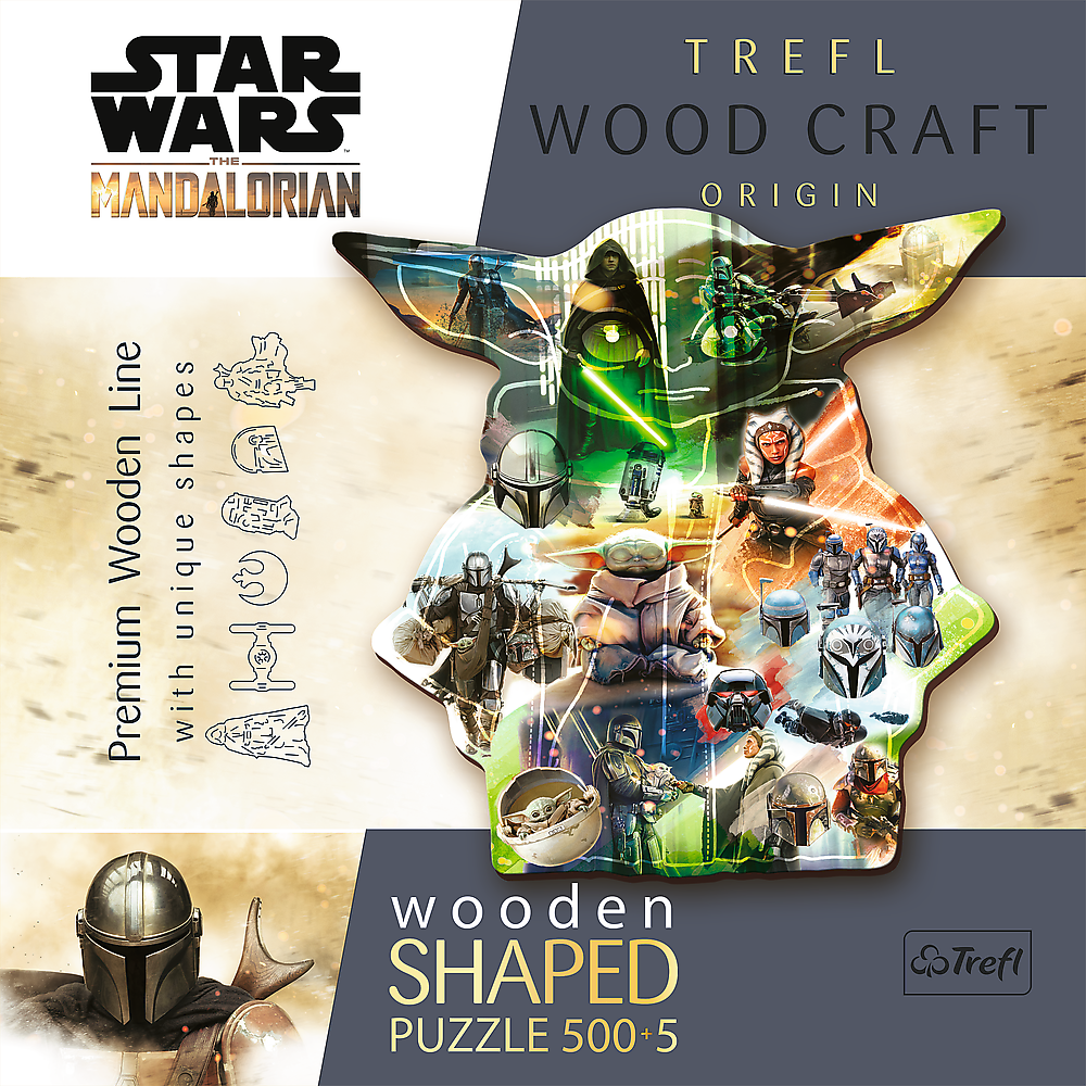 Star Wars houten puzzel - Mandalorian
