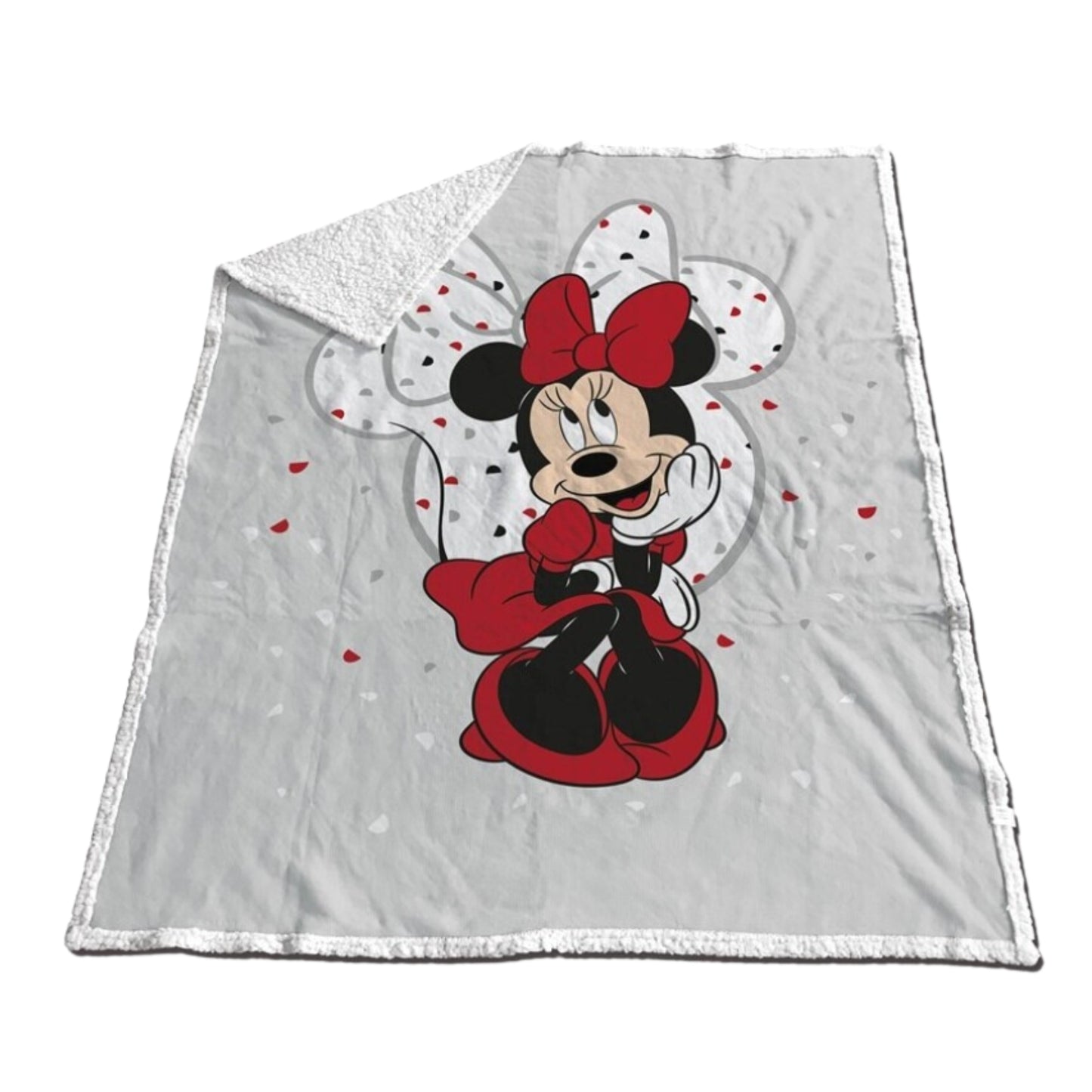 Minnie Mouse fleece deken - sherpa