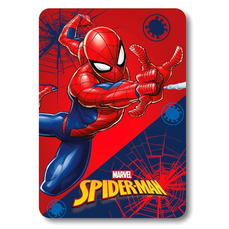 Spiderman fleece deken