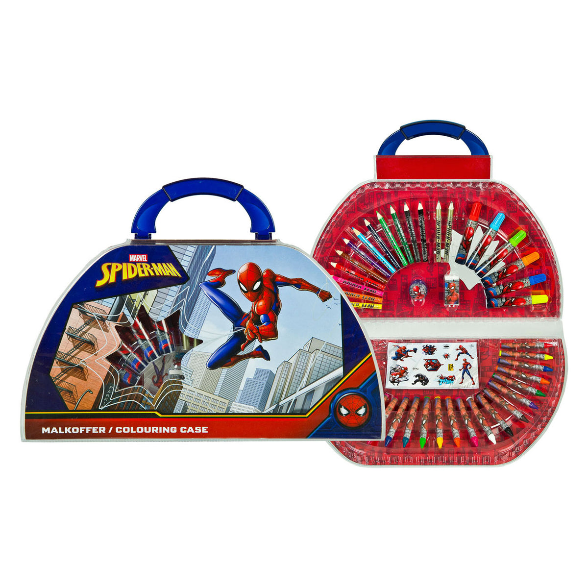 Spiderman kleurkoffer