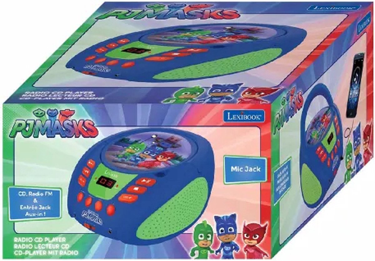 PJ Masks Draagbare Radio CD Speler