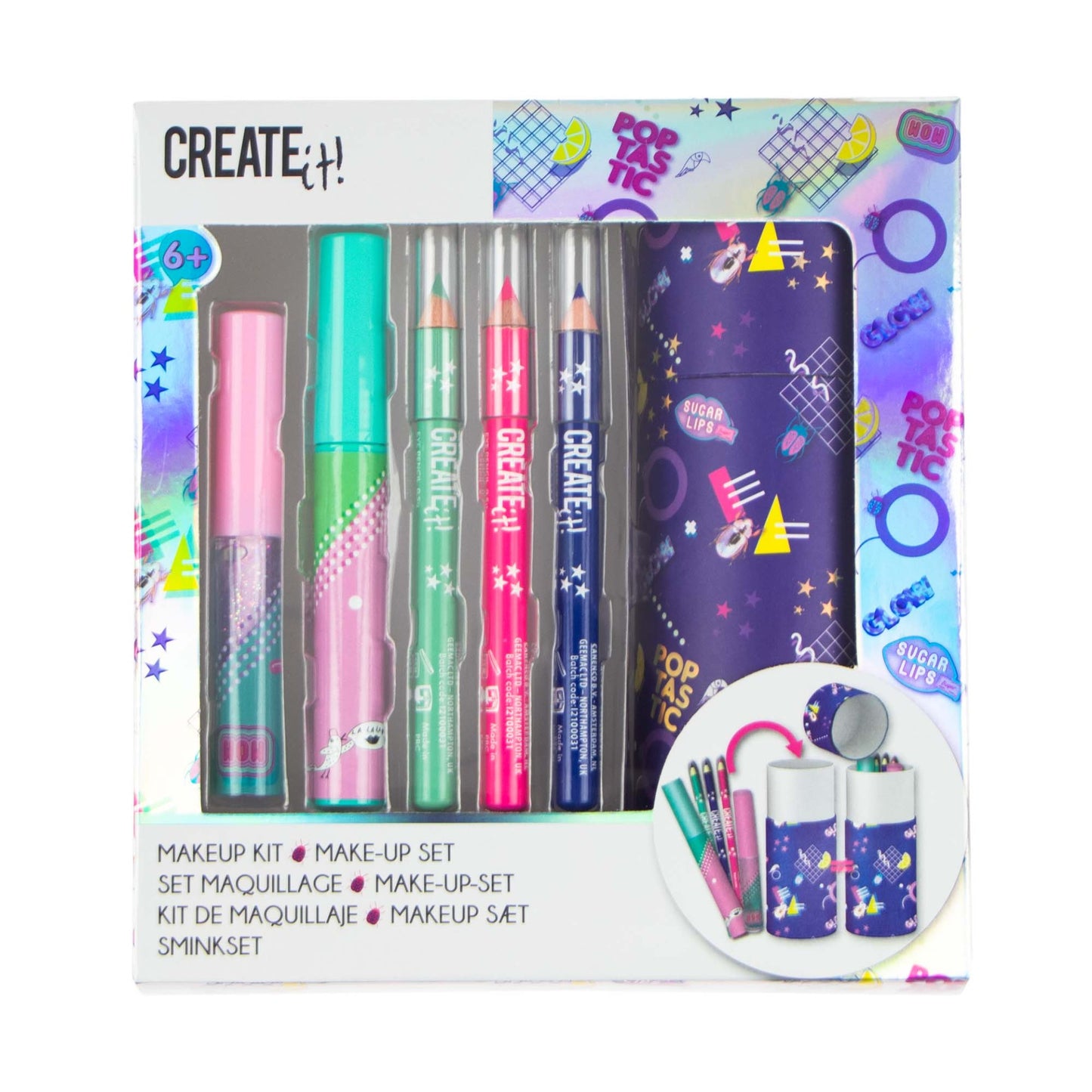 Create it! Make-up set met opbergkoker