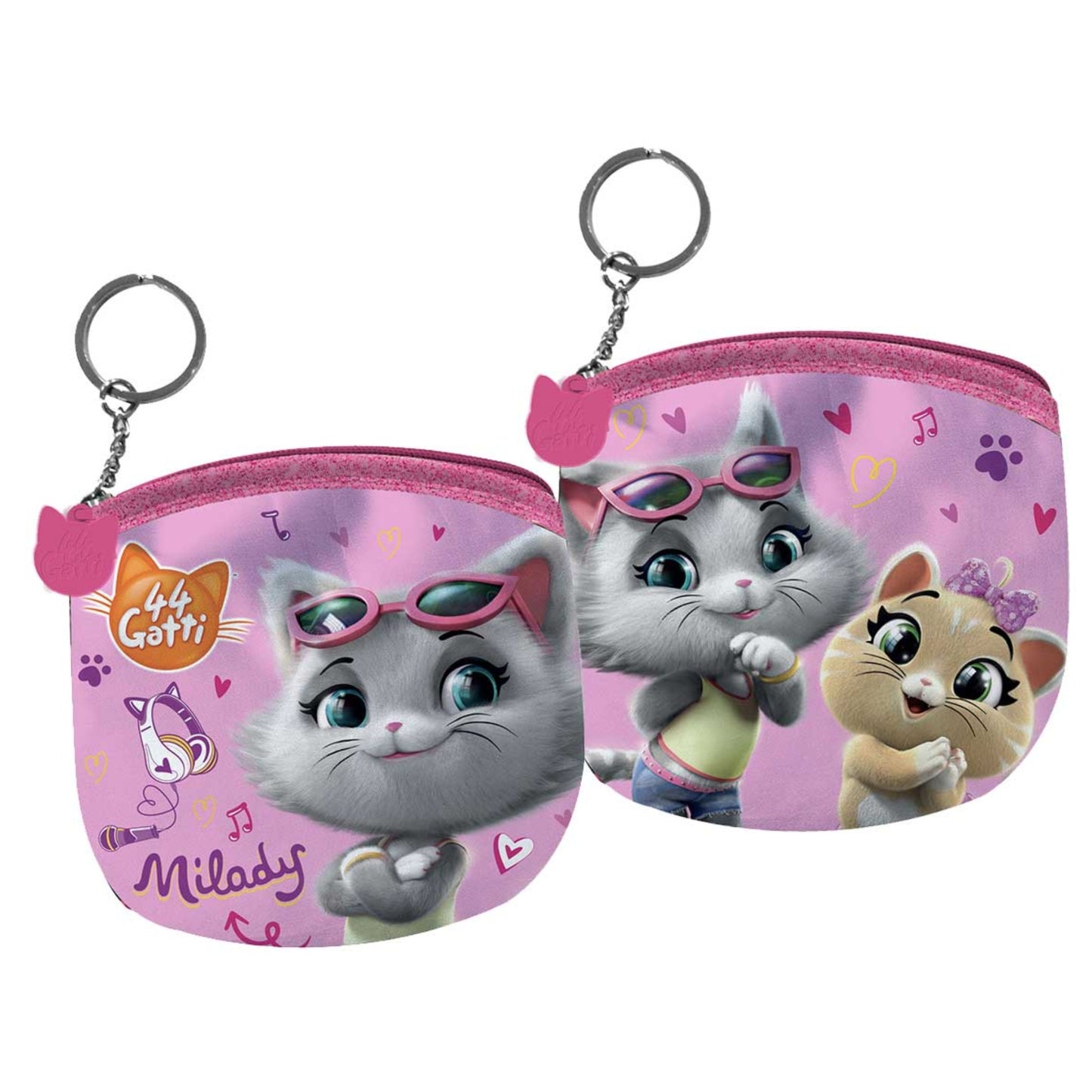 44 Cats Sleutelhanger / Portemonnee - Purrfect