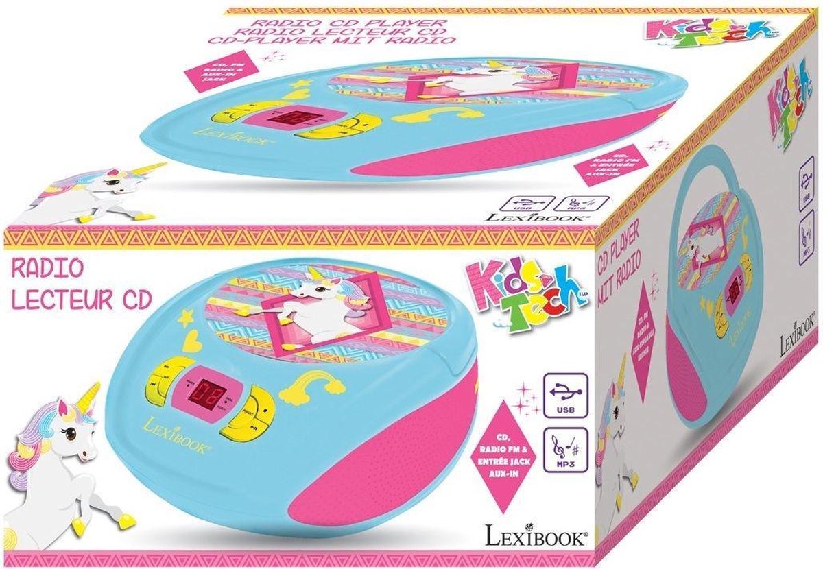 Unicorn Draagbare Radio CD Speler