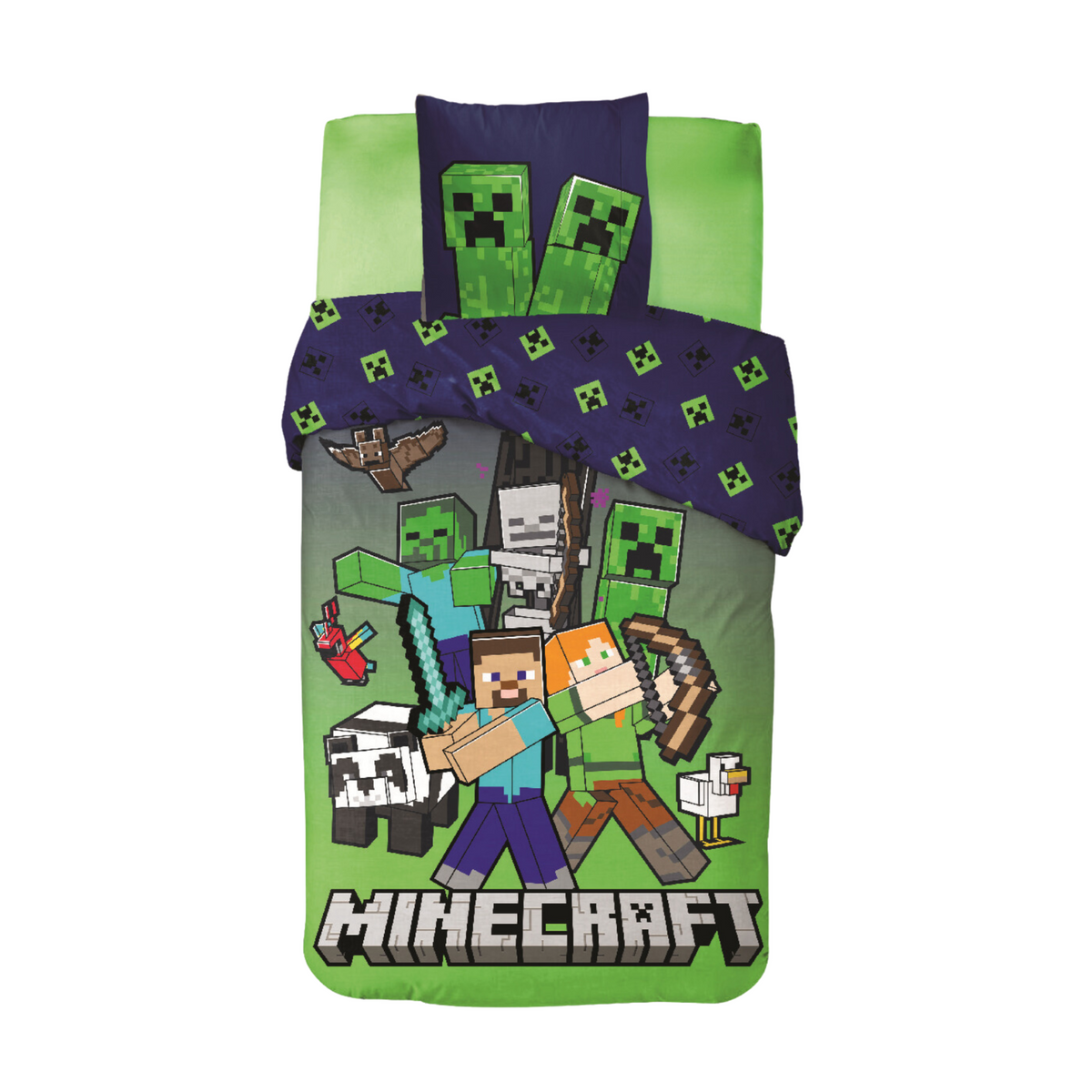 Minecraft dekbedovertrek