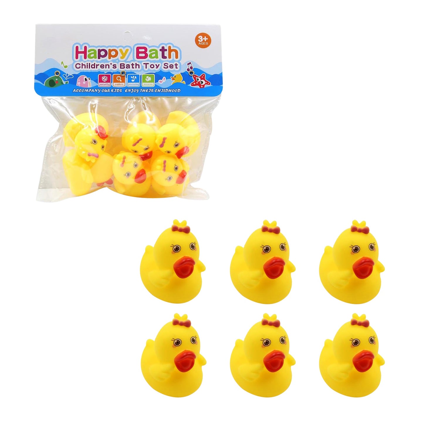 6 Badeendjes