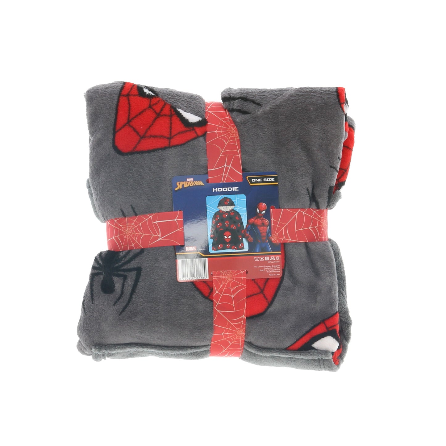 Spiderman hoodie deken