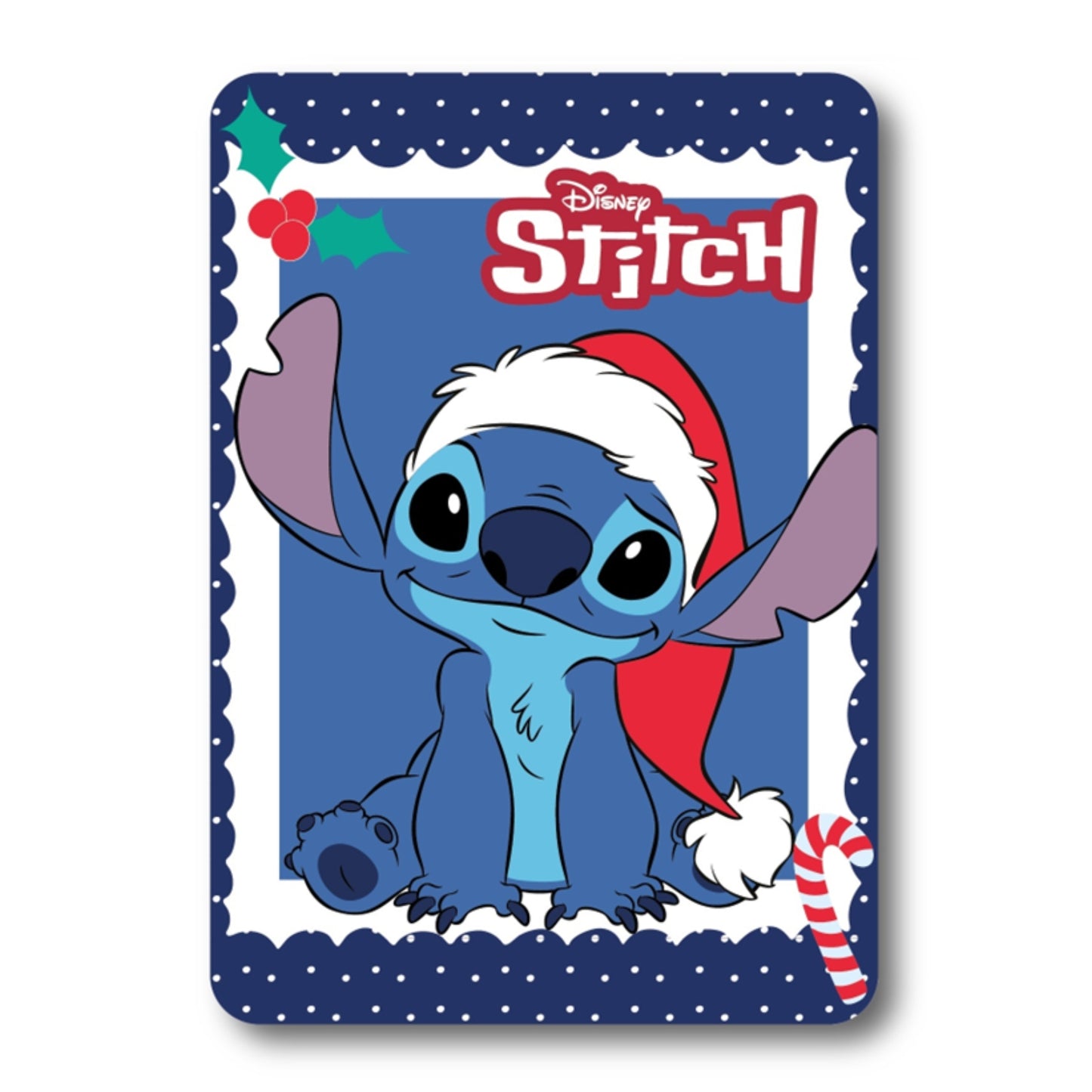 Lilo & Stitch fleece deken - kerst