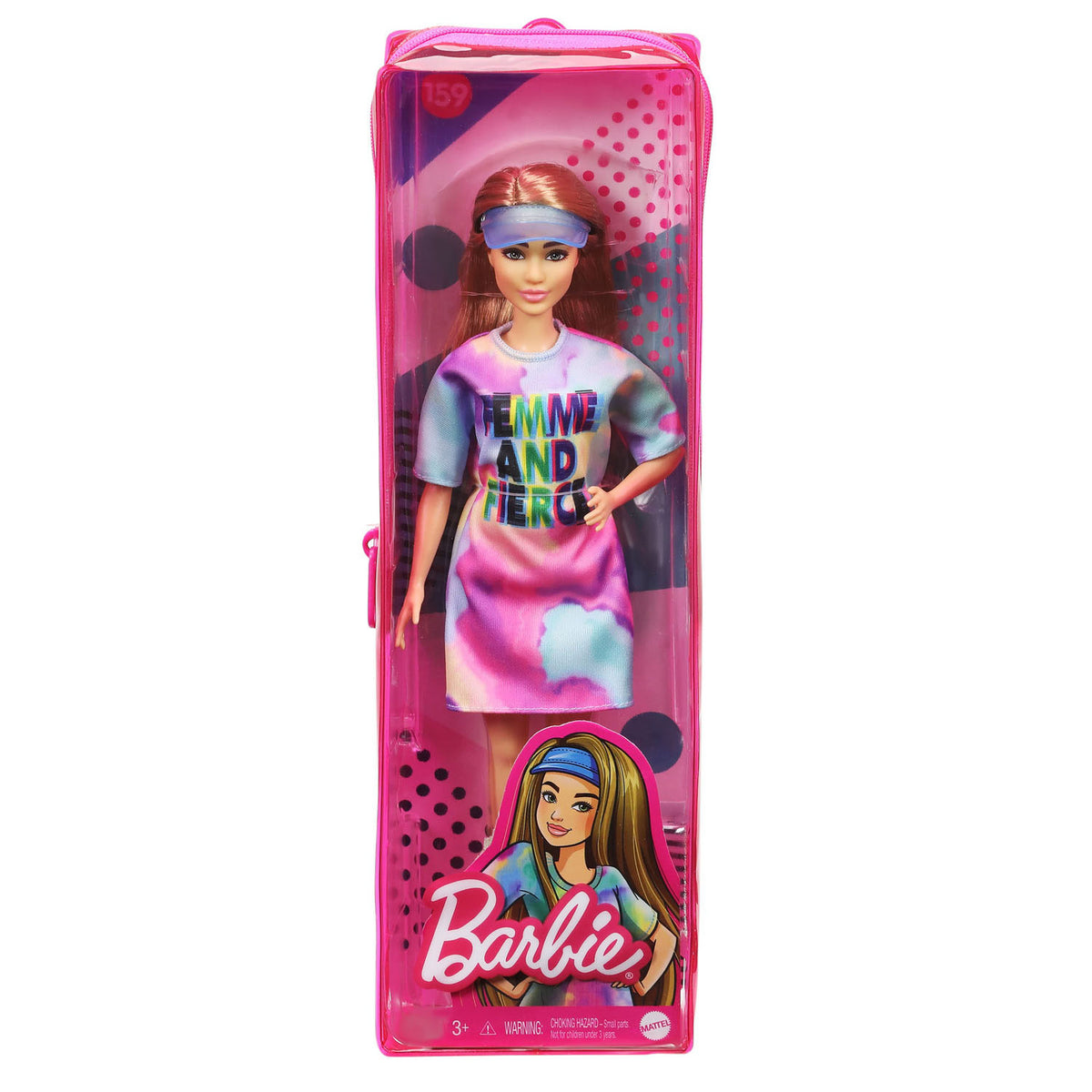 Barbie Tienerpop met Gekleurde Jurk