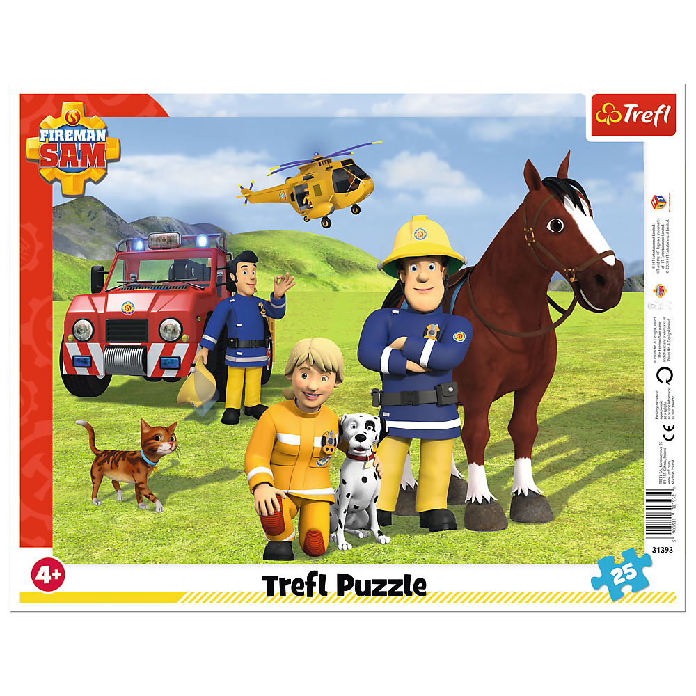 Fireman Sam framepuzzel
