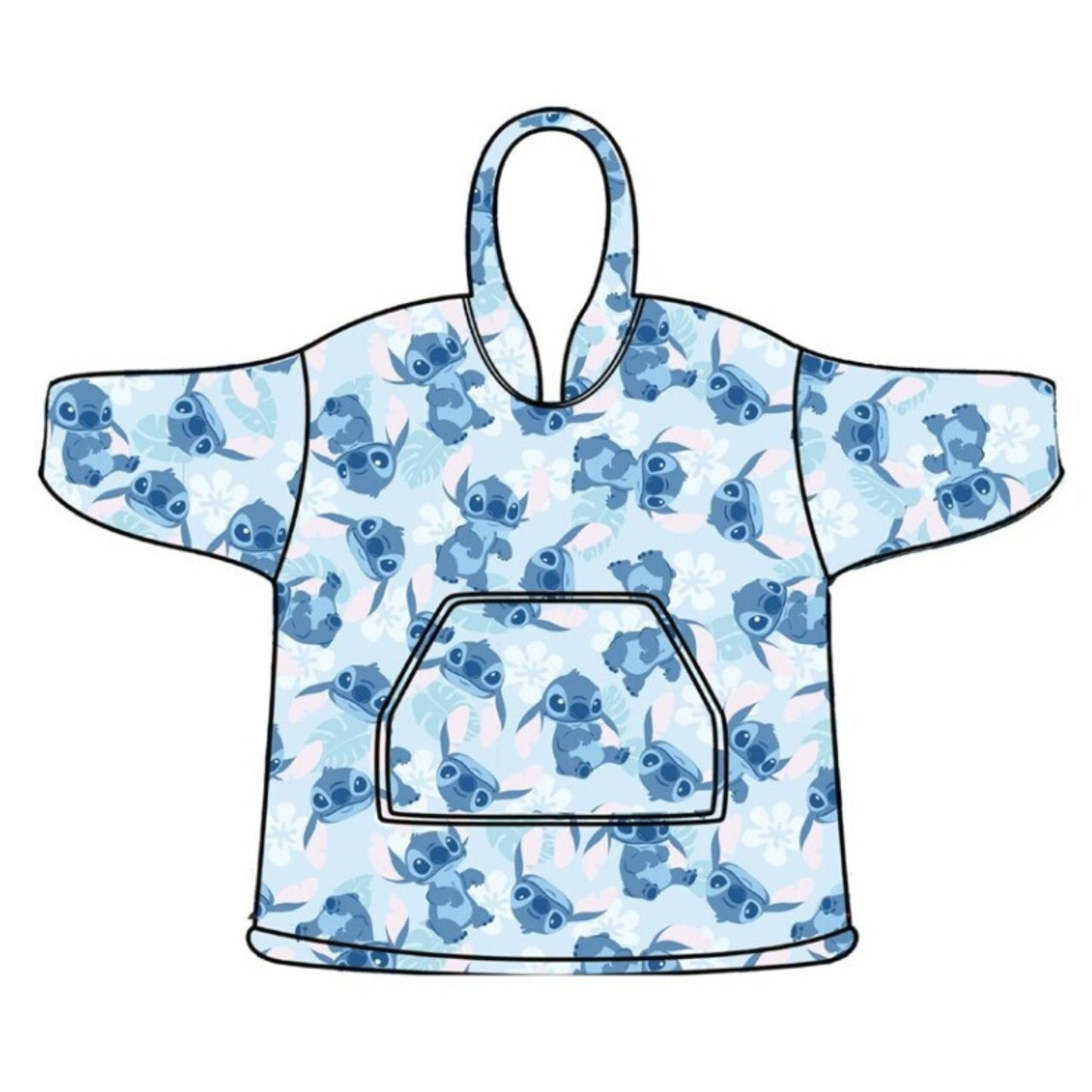 Lilo & Stitch Hoodie Deken