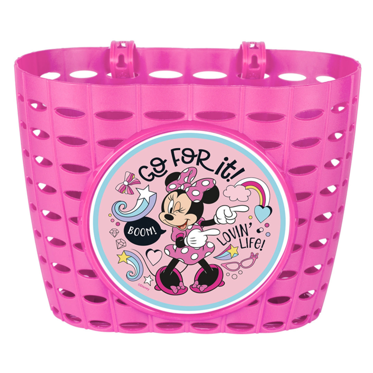 Minnie Mouse fietsmand