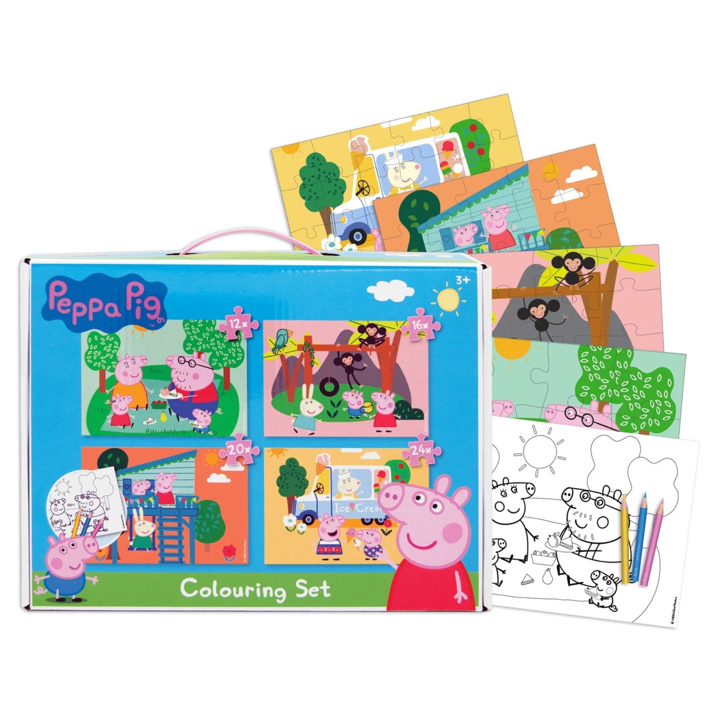 Peppa Pig Puzzel 4-pack