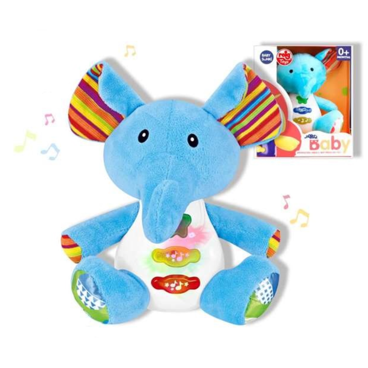 Pluche met Geluid - Olifant