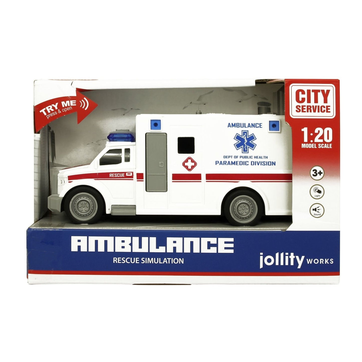 Jollity Ambulance licht en geluid