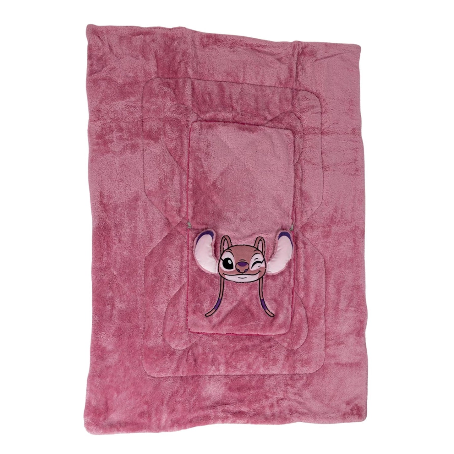 Lilo & Stitch 2-in-1 kussen en fleece deken