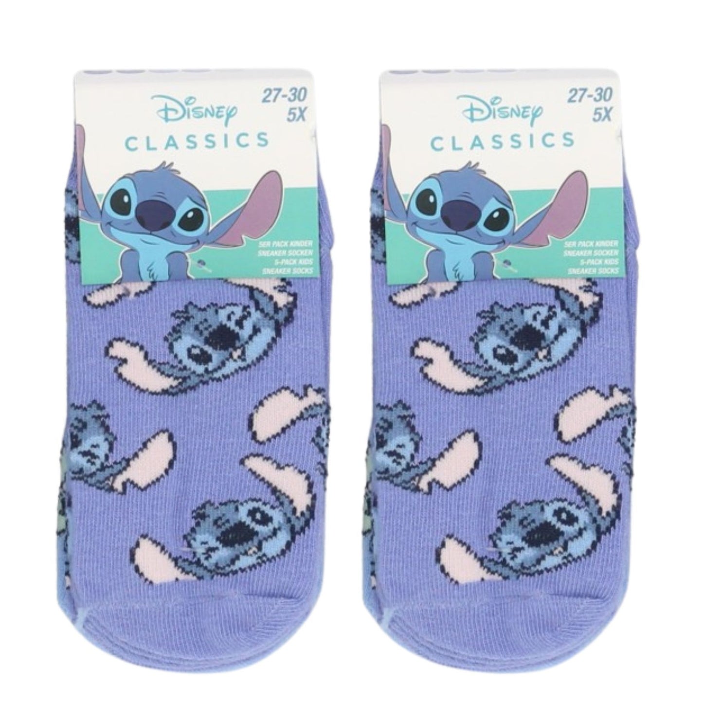 Lilo & Stitch Sneaker Sokken - 10 Paar
