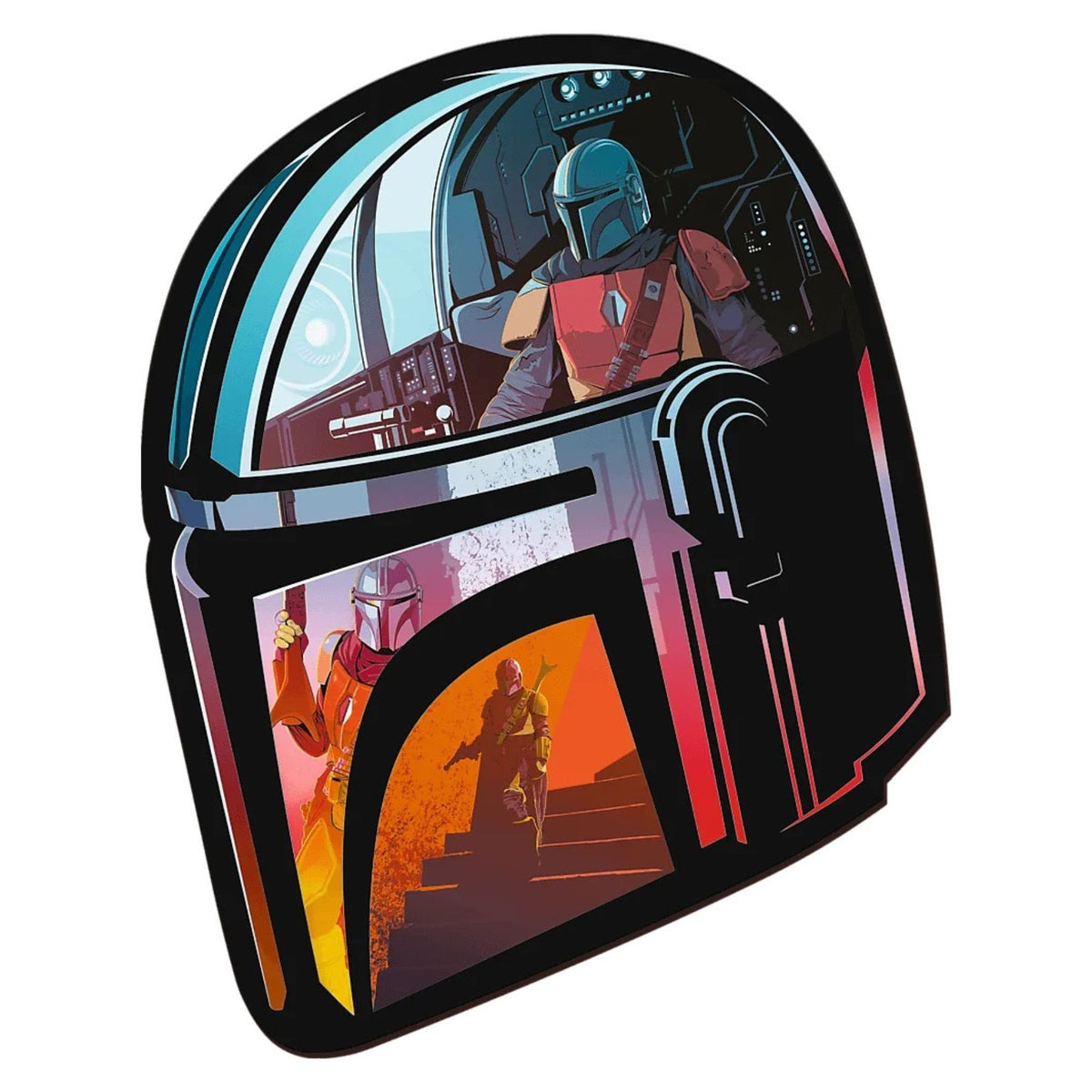 Star Wars houten puzzel - Mandalorian