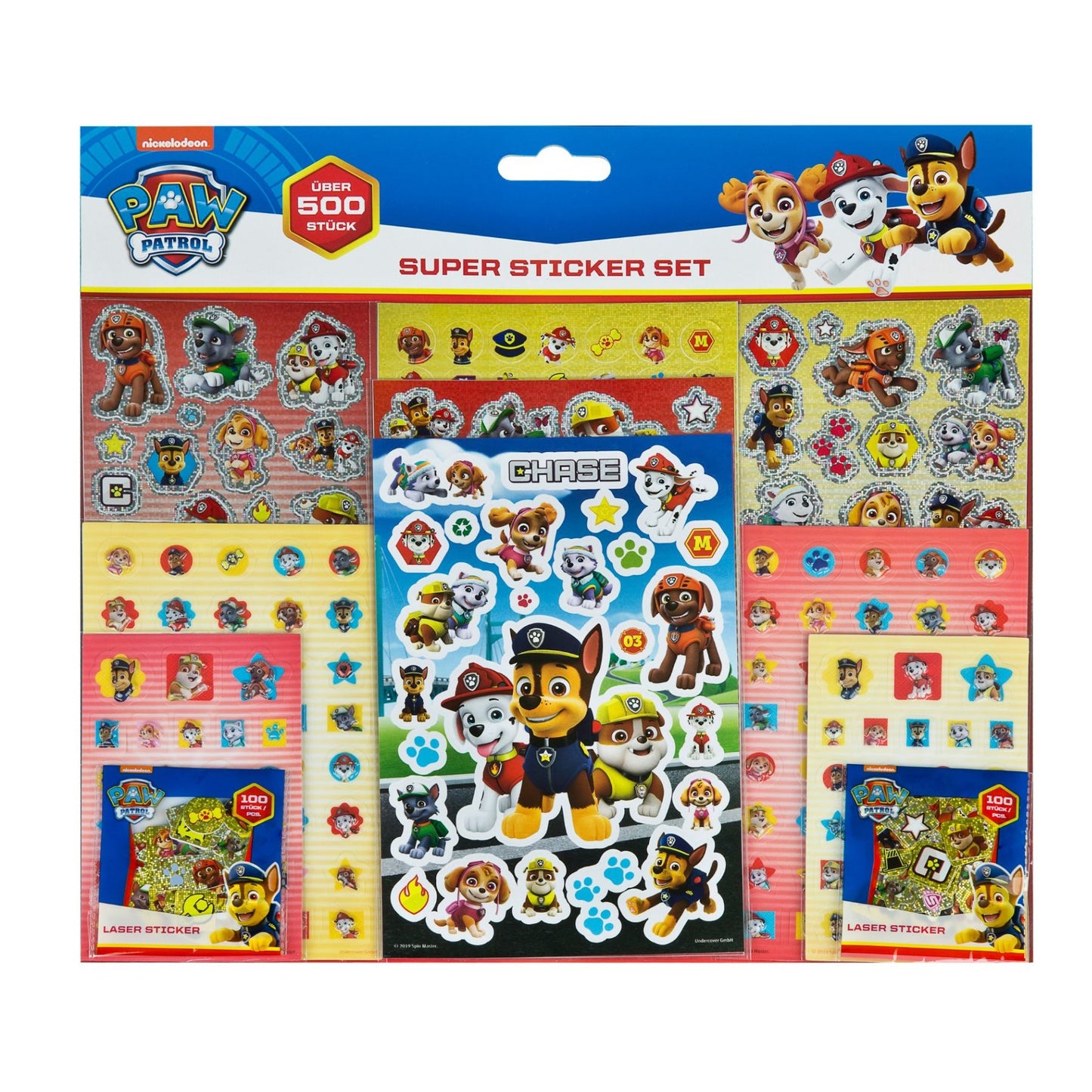 Paw Patrol Sticker set 500 st
