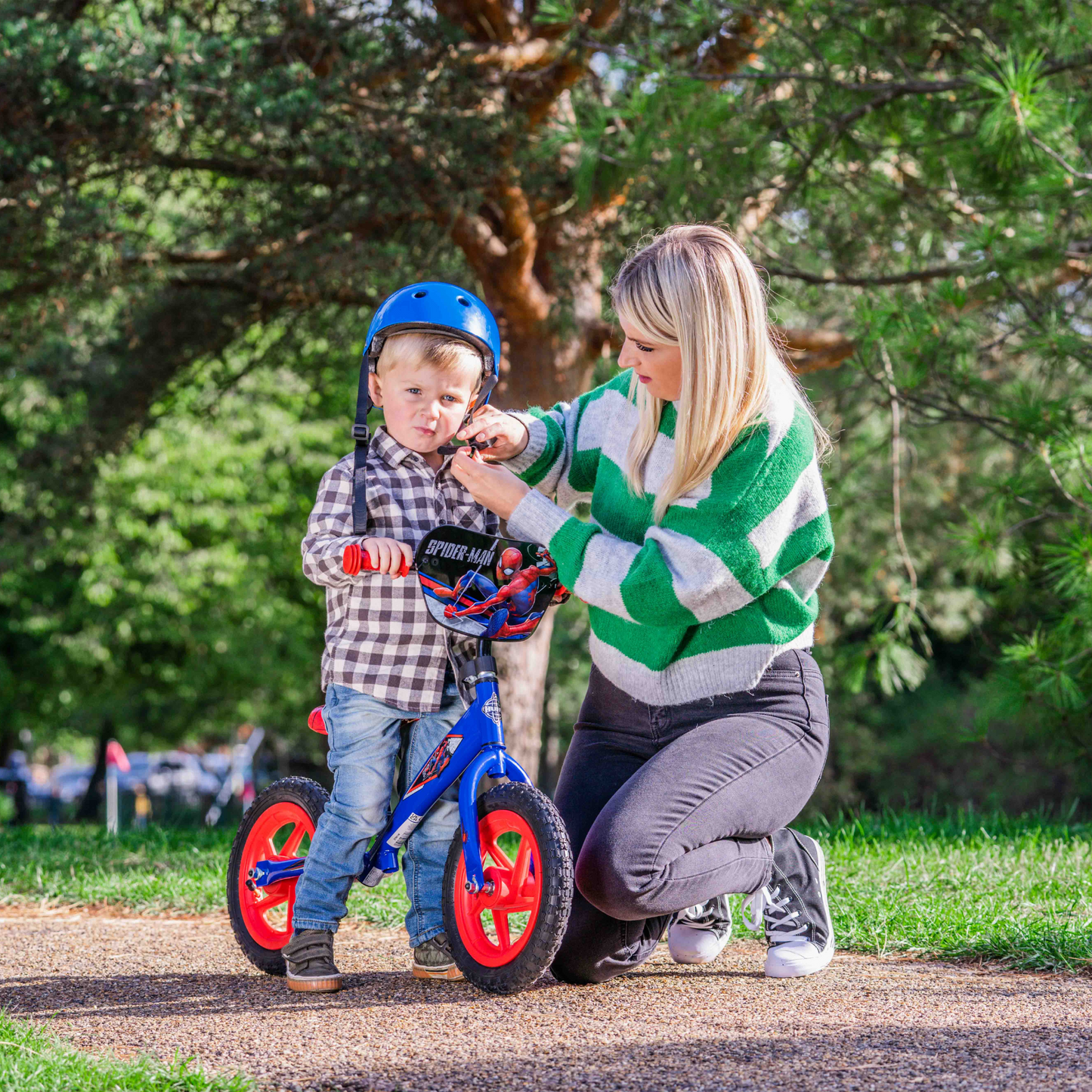 Spiderman Balance Fiets 12 Inch