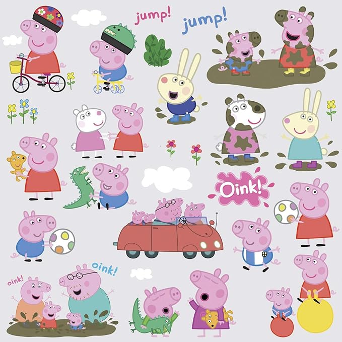 Peppa Pig Muurstickers