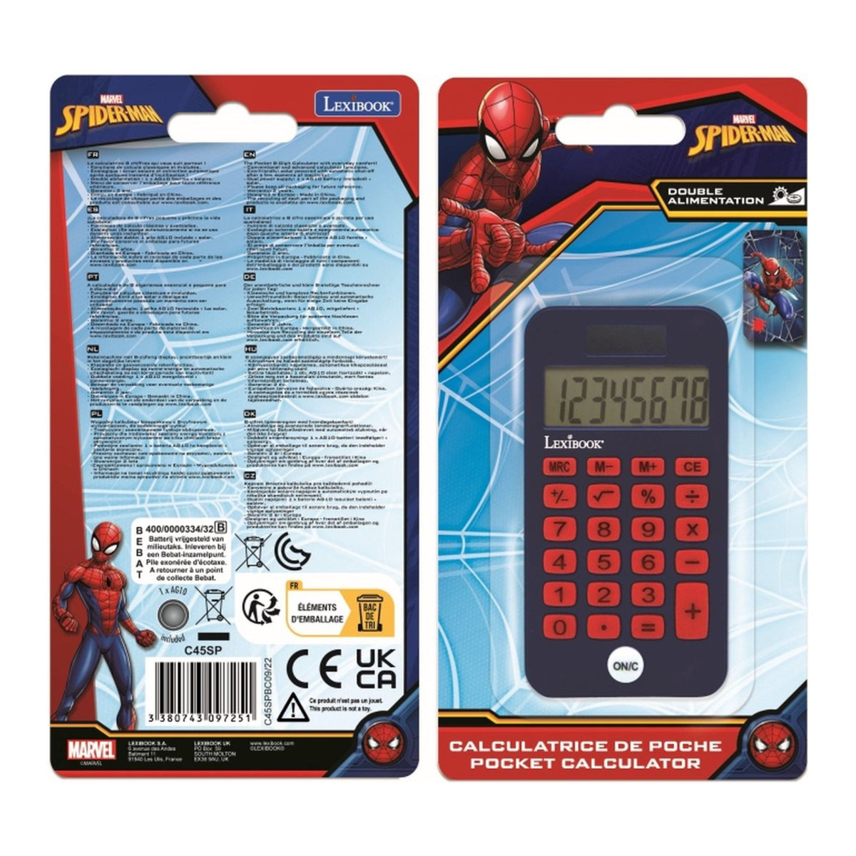 Spiderman rekenmachine
