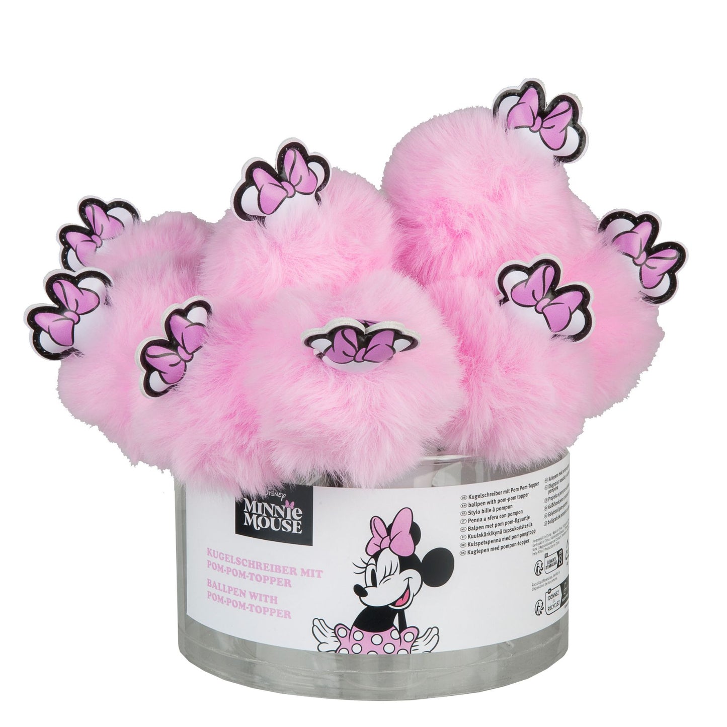 Minnie Mouse balpen met pom-pom