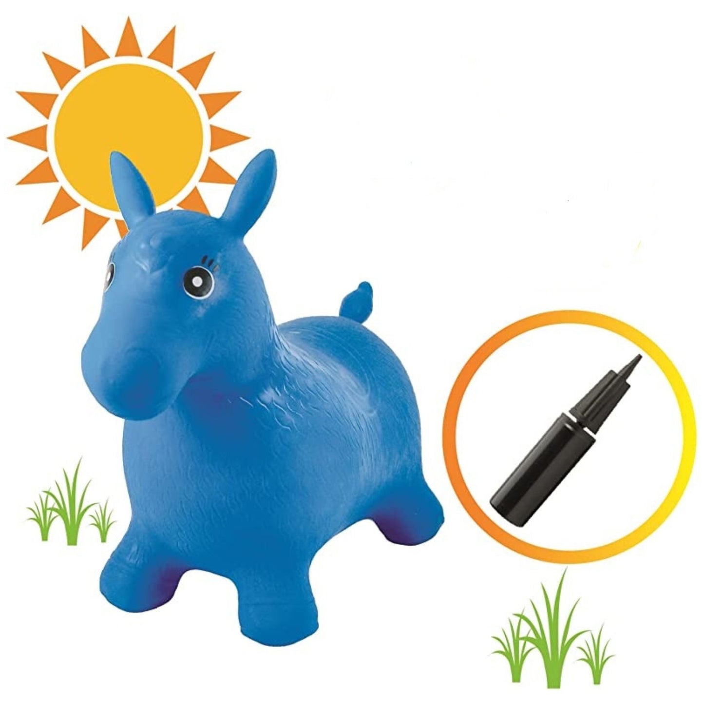 Keel Toys Opblaasbare Springpony