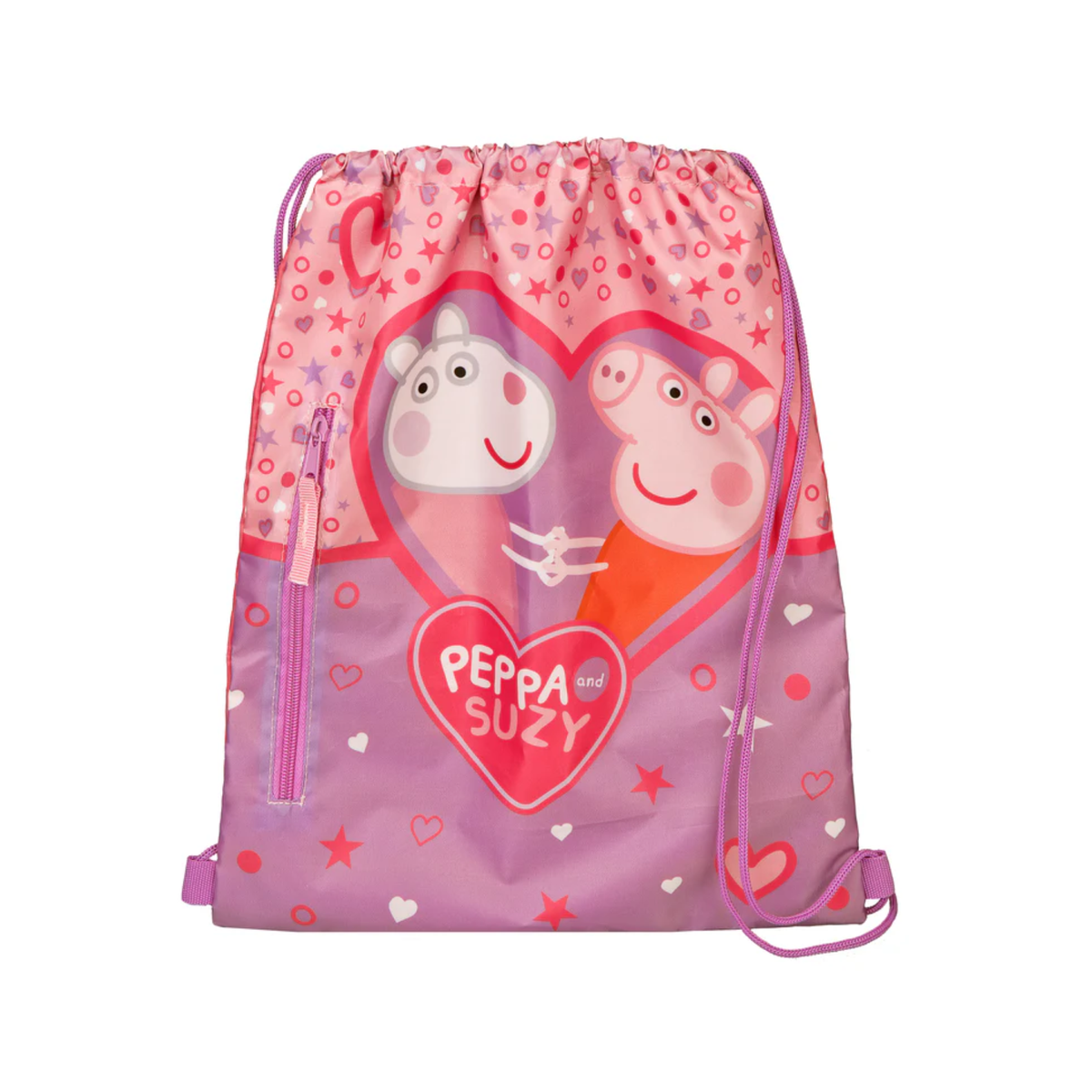 Peppa Pig tassenset; rugzak en gymtas