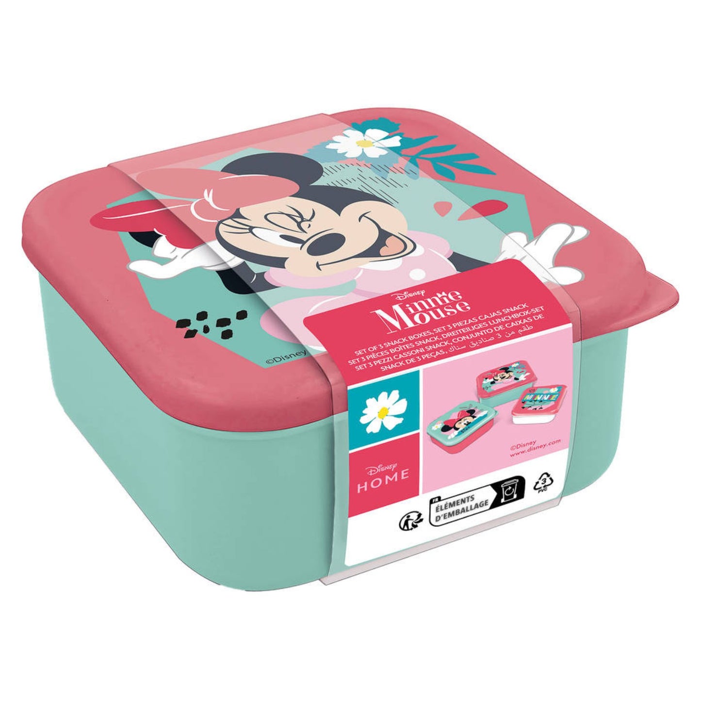 Minnie Mouse 3 in 1 snackbox