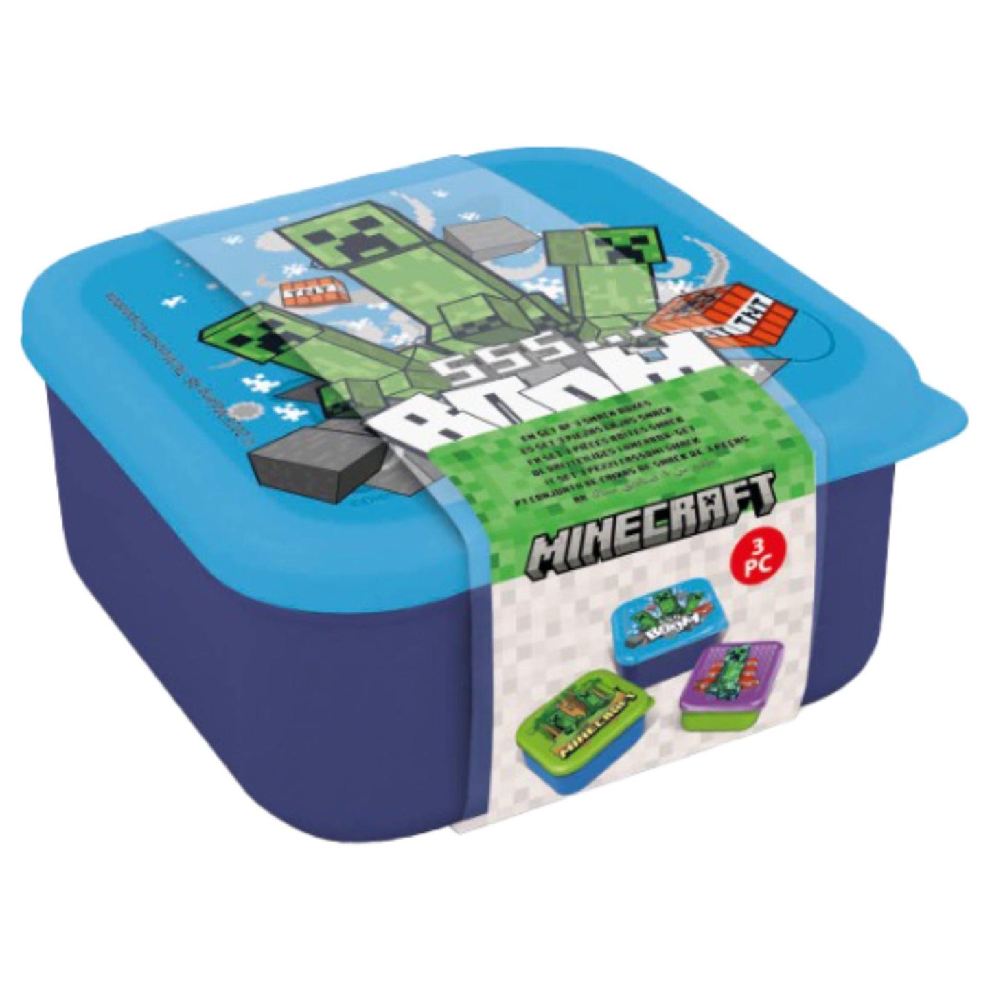 Minecraft 3 in 1 snackbox