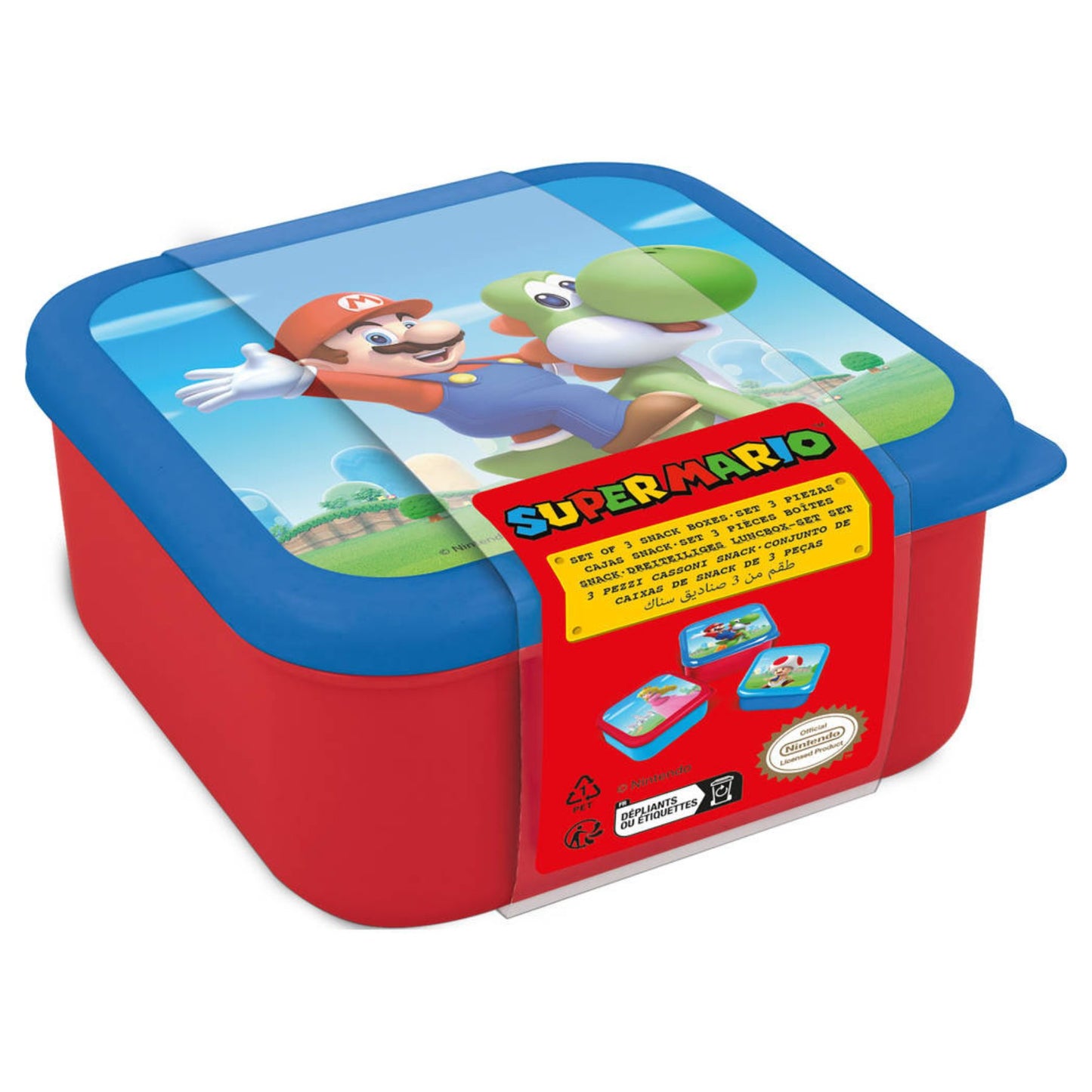 Super Mario 3 in 1 snackbox