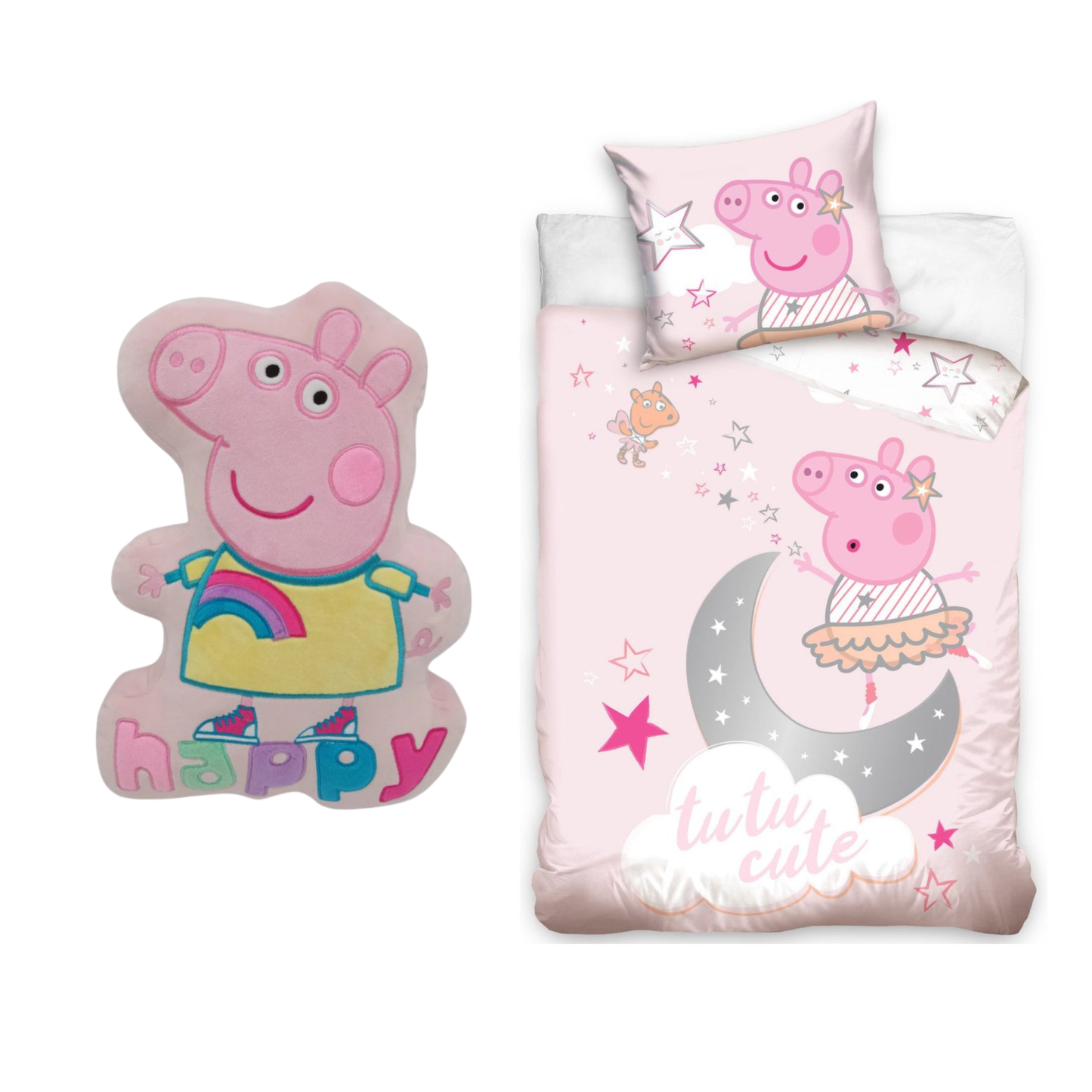 Peppa Pig Dekbedovertrek + Kussen