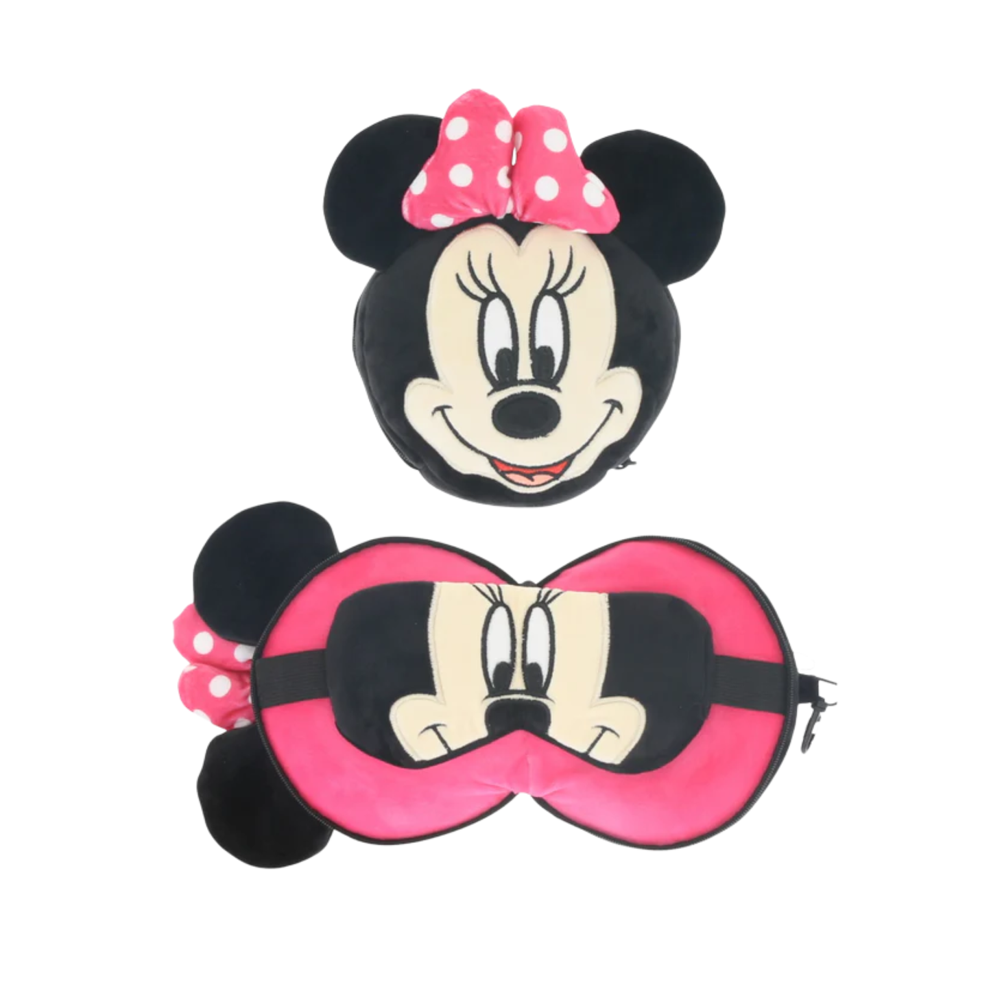 Minnie Mouse reisset: trolley en 2 in 1 slaapmasker en reiskussen