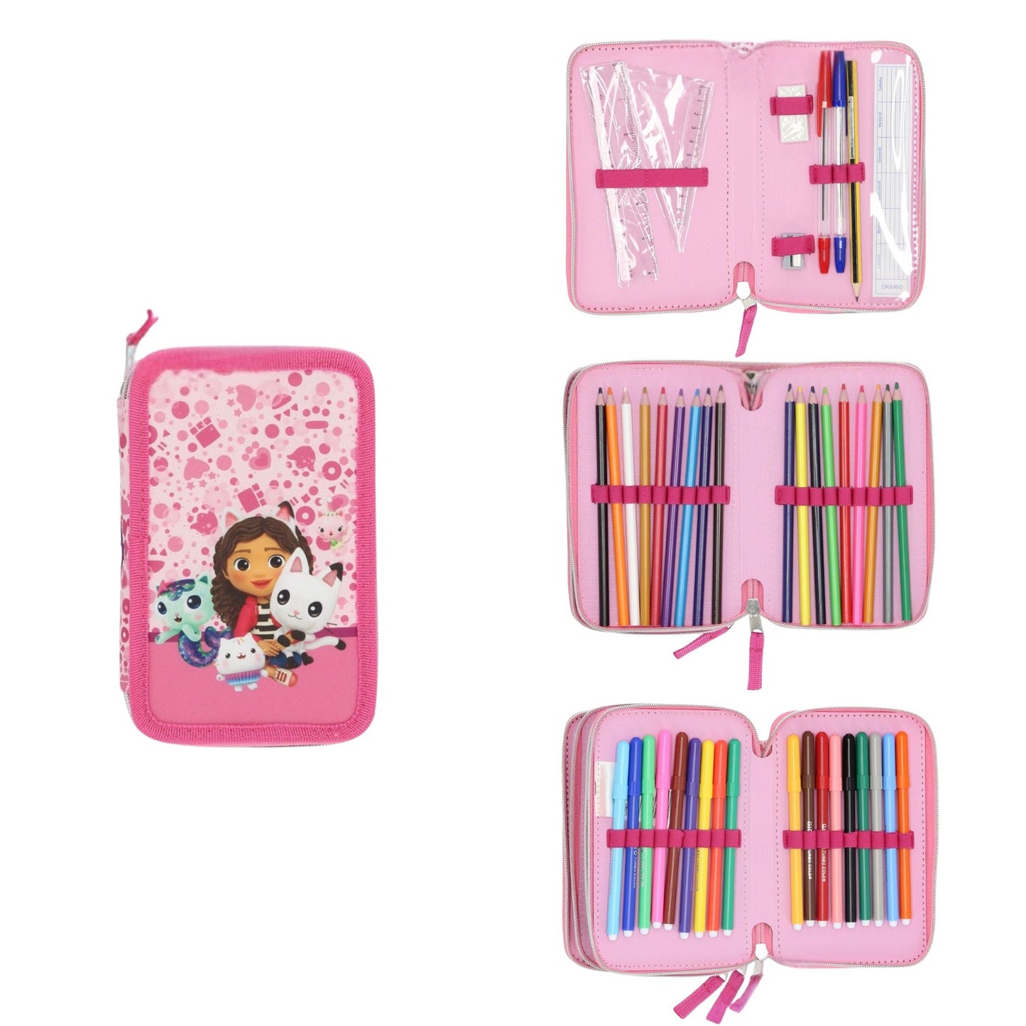 Gabby's Dollhouse gevulde etui - 44 delig