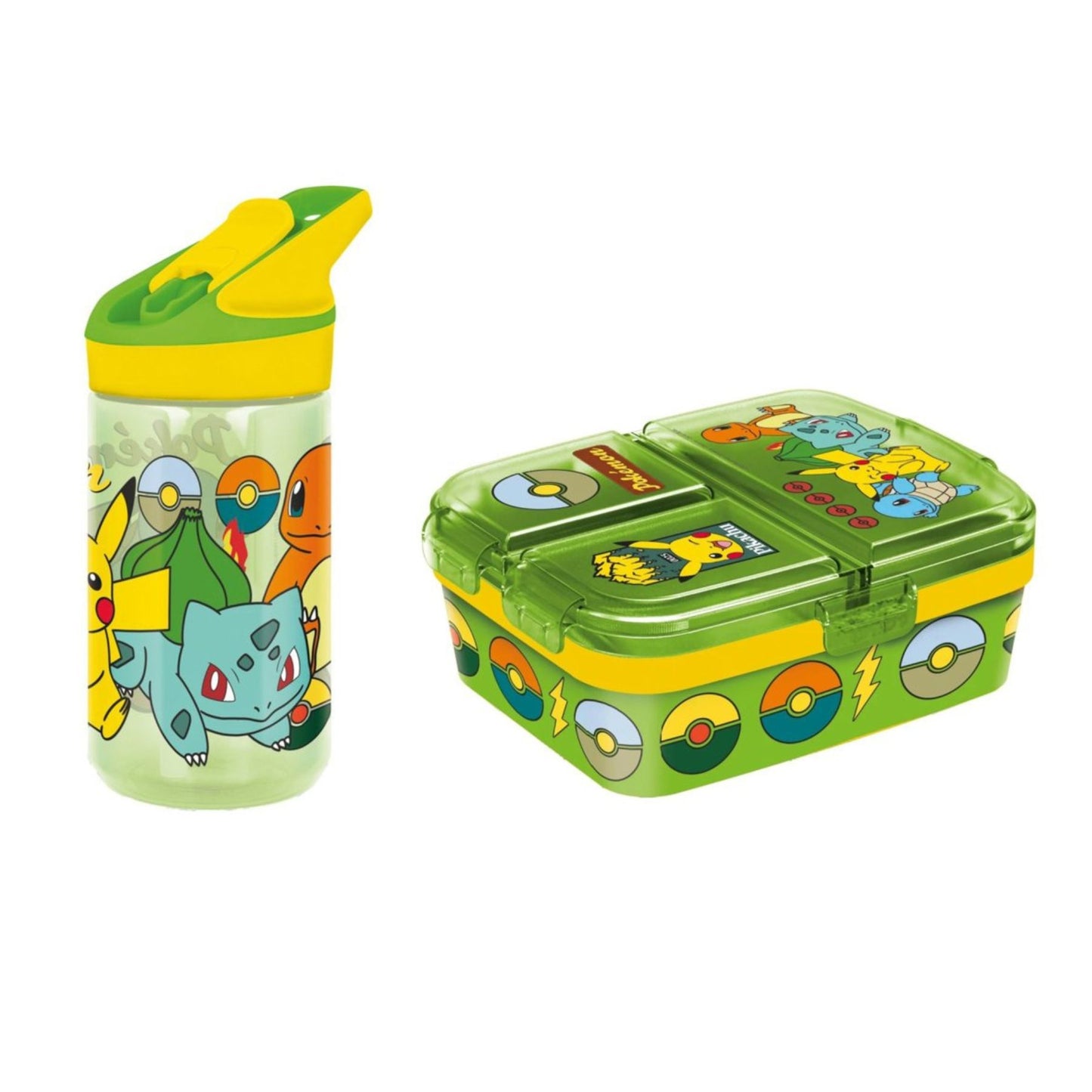 Pokemon lunchset; drinkfles en lunchbox