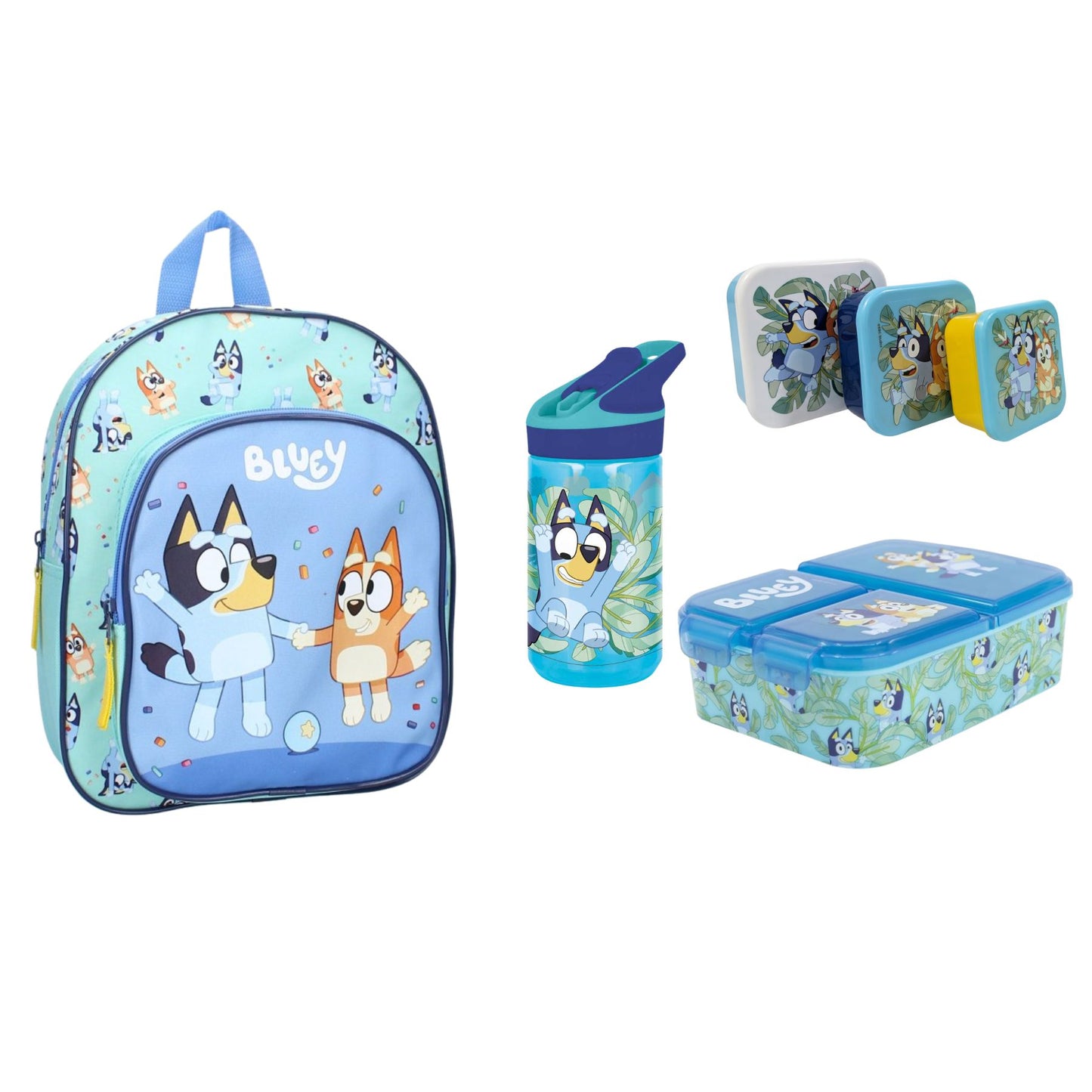 Bluey school set; rugzak en lunchset