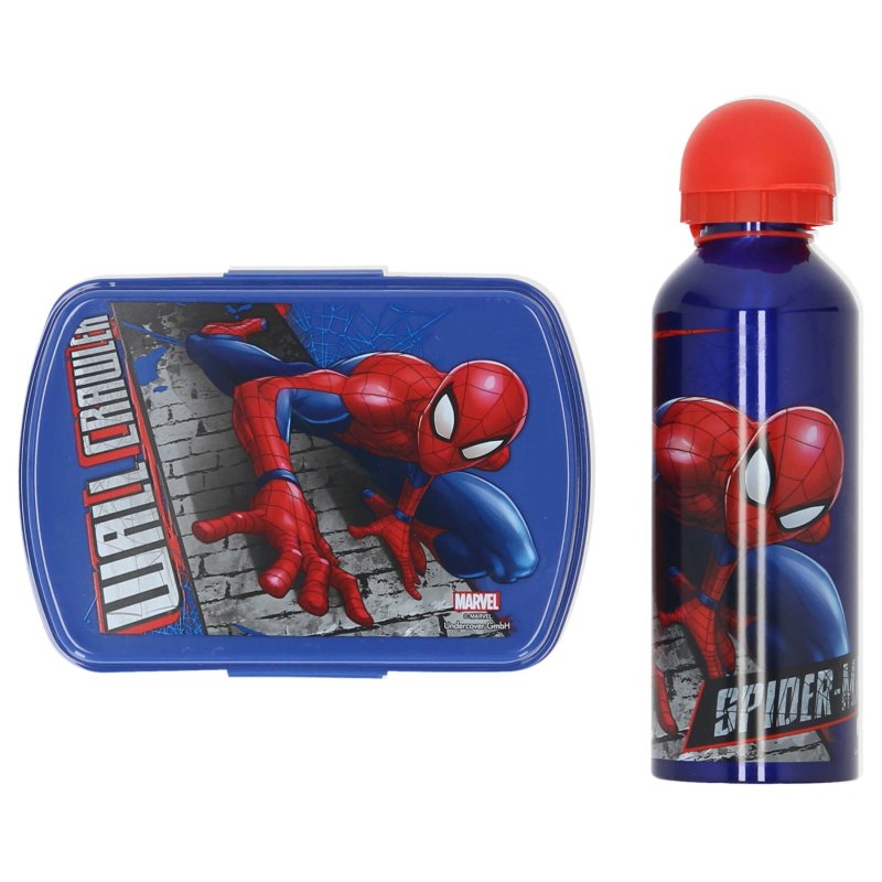 Spiderman schoolset; rugzak en lunchset