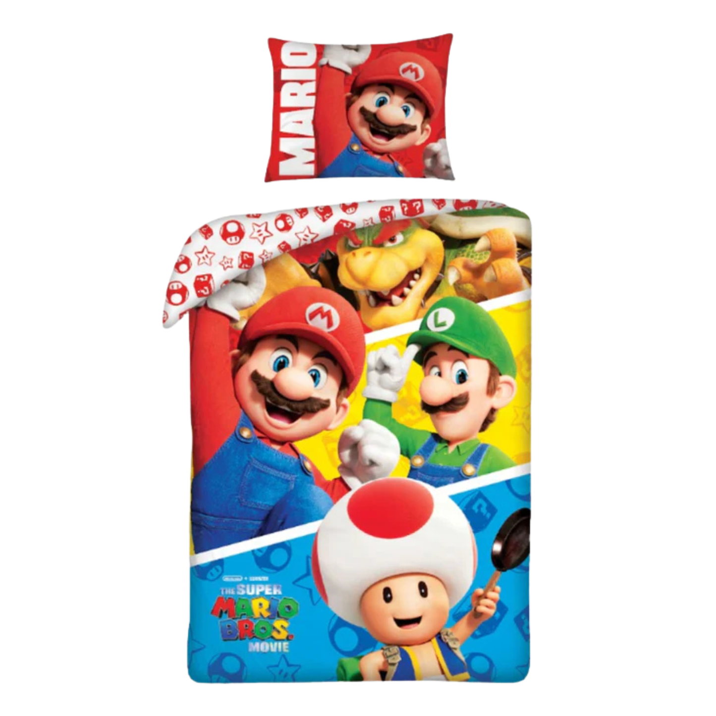 Minecraft en Super Mario slaapkamerset; dekbedovertrekken