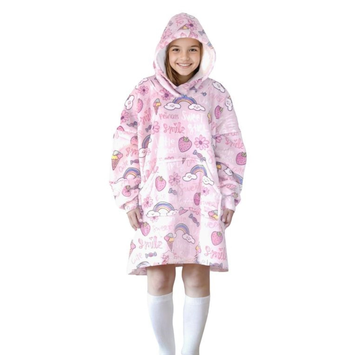 Noxxiez hoodie deken - sweet