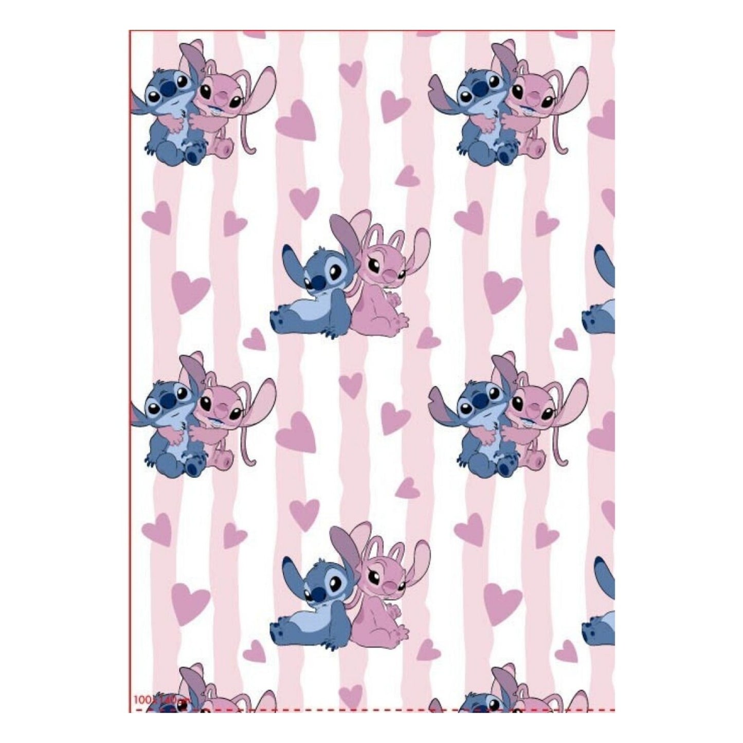 Lilo & Stitch fleece deken - flanel