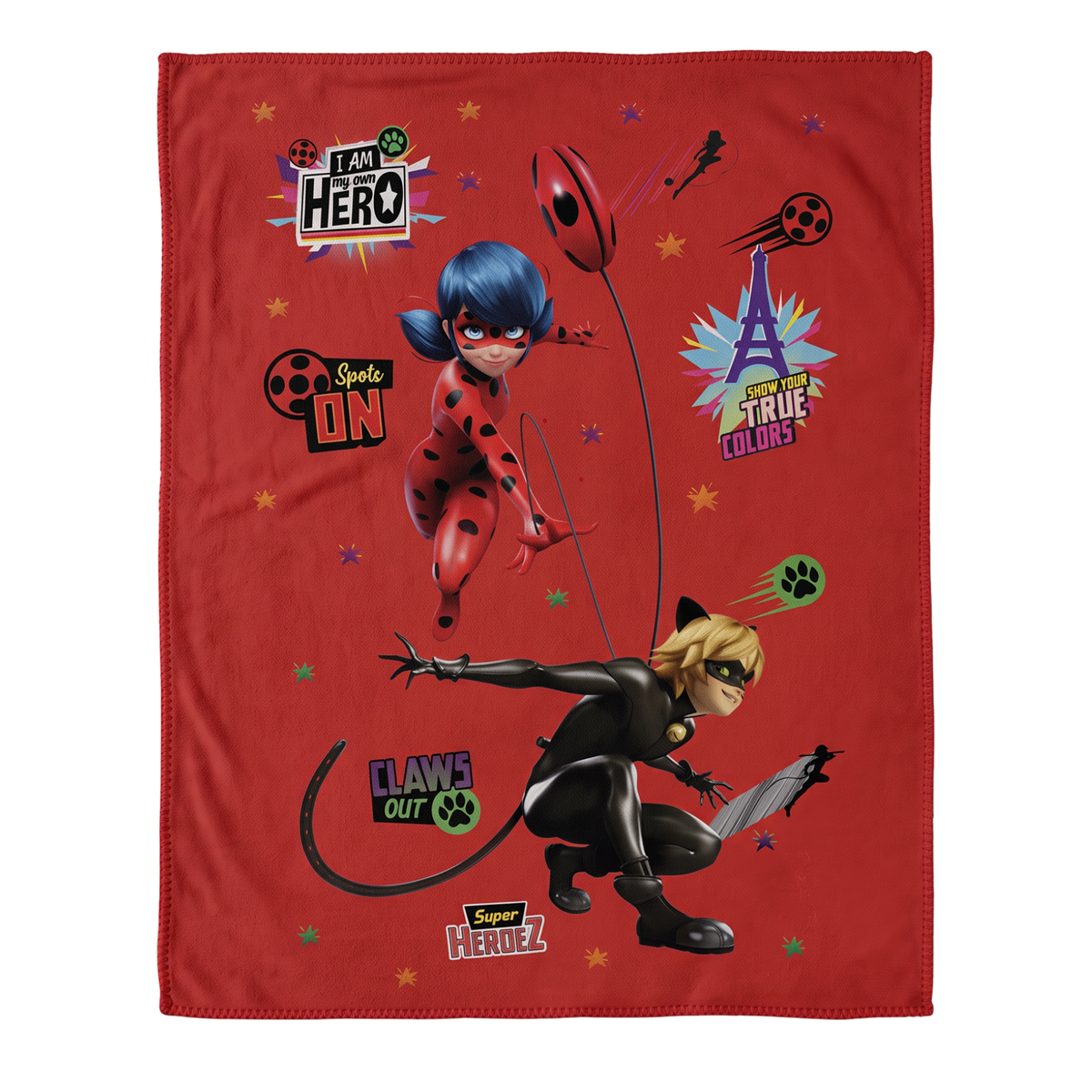 Miraculous Ladybug fleece deken