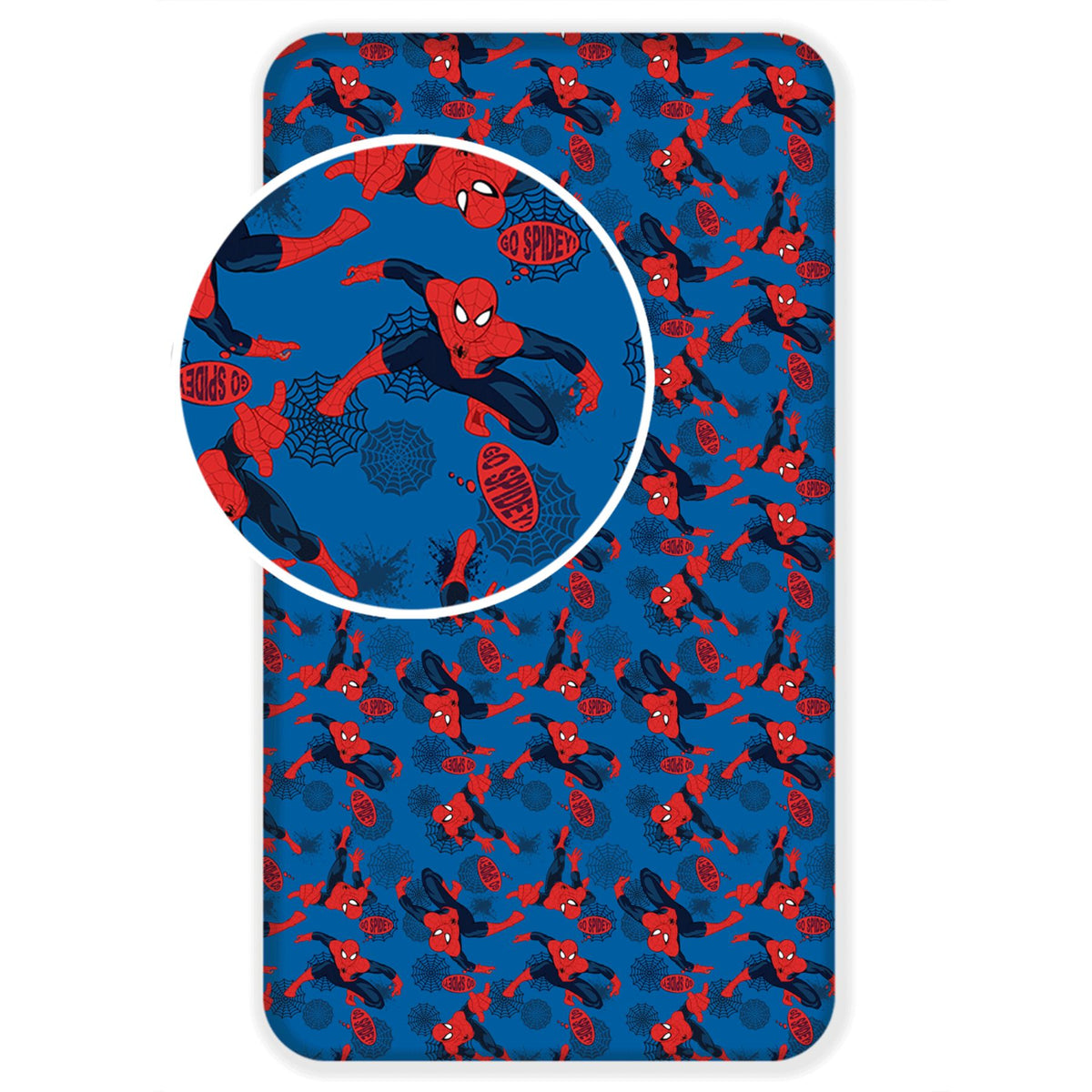 Spiderman slaapkamerset; dekbedovertrek en hoeslaken