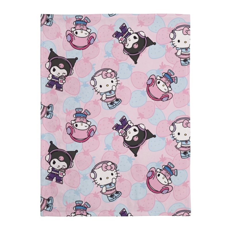 Hello Kitty slaapkamerset; dekbedovertrek en fleece deken