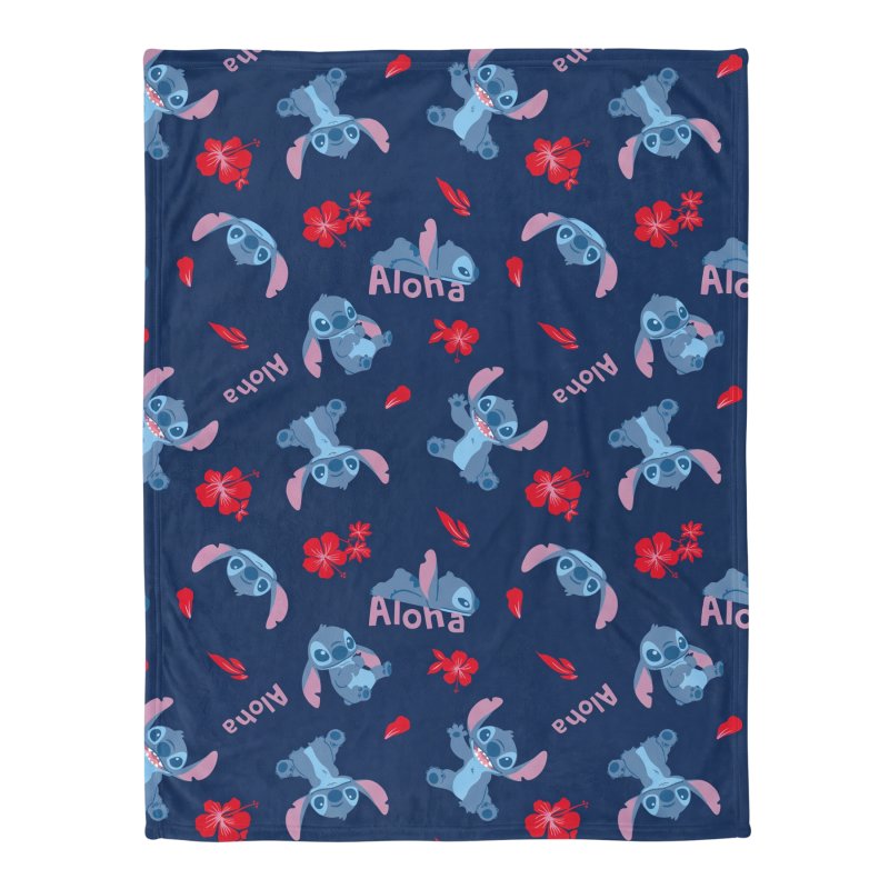 Lilo & Stitch slaapkamerset; dekbedovertrek en fleece deken