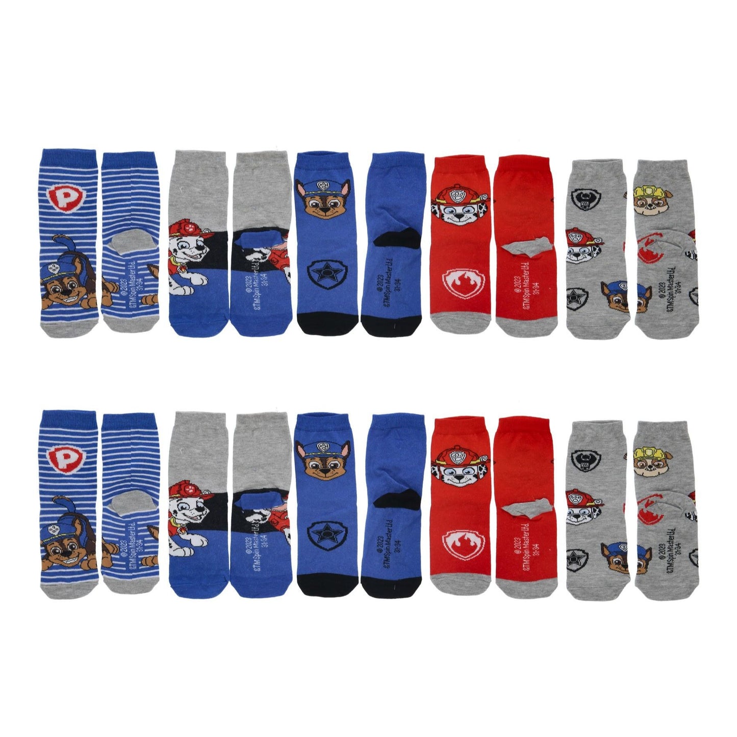 Paw Patrol Sokken - 10 Paar - Chase