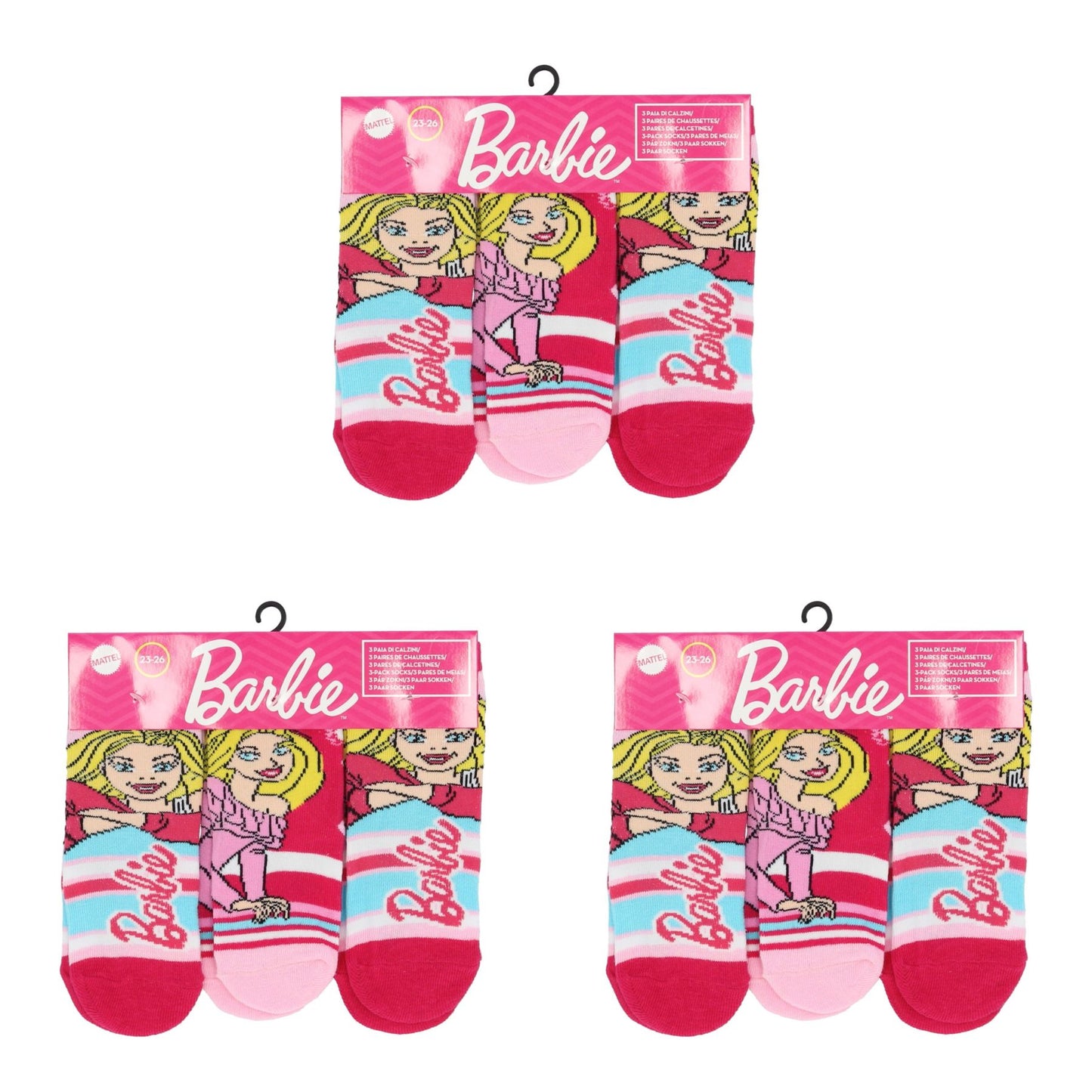 Barbie Sokken - 9 Paar