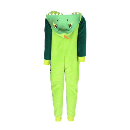 Coral-Fleece Onesie - Dinoroar!
