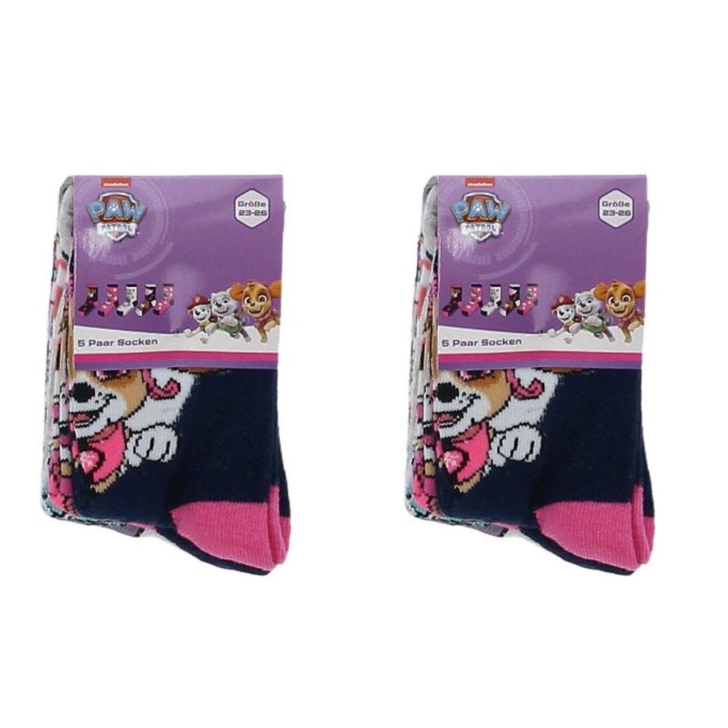 Paw Patrol Sokken - 10 Paar - Roze
