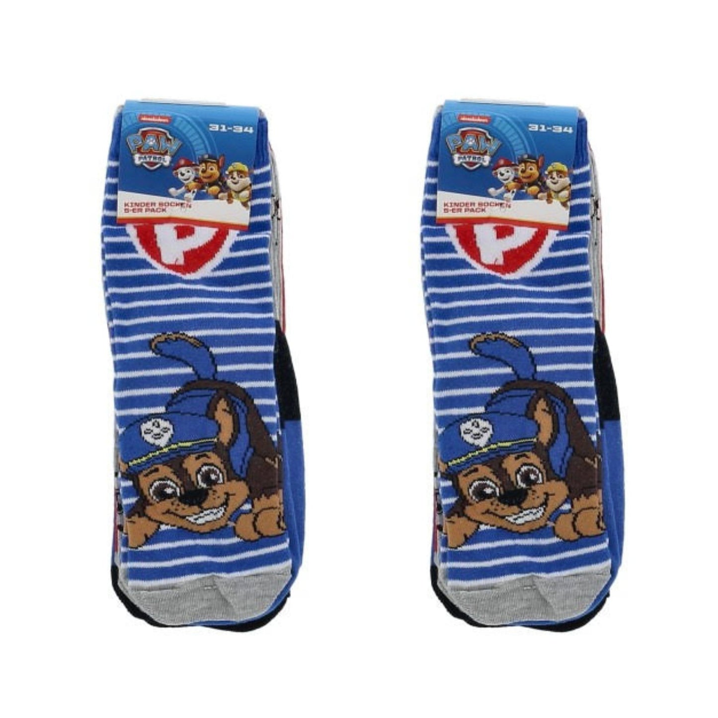Paw Patrol Sokken - 10 Paar - Chase